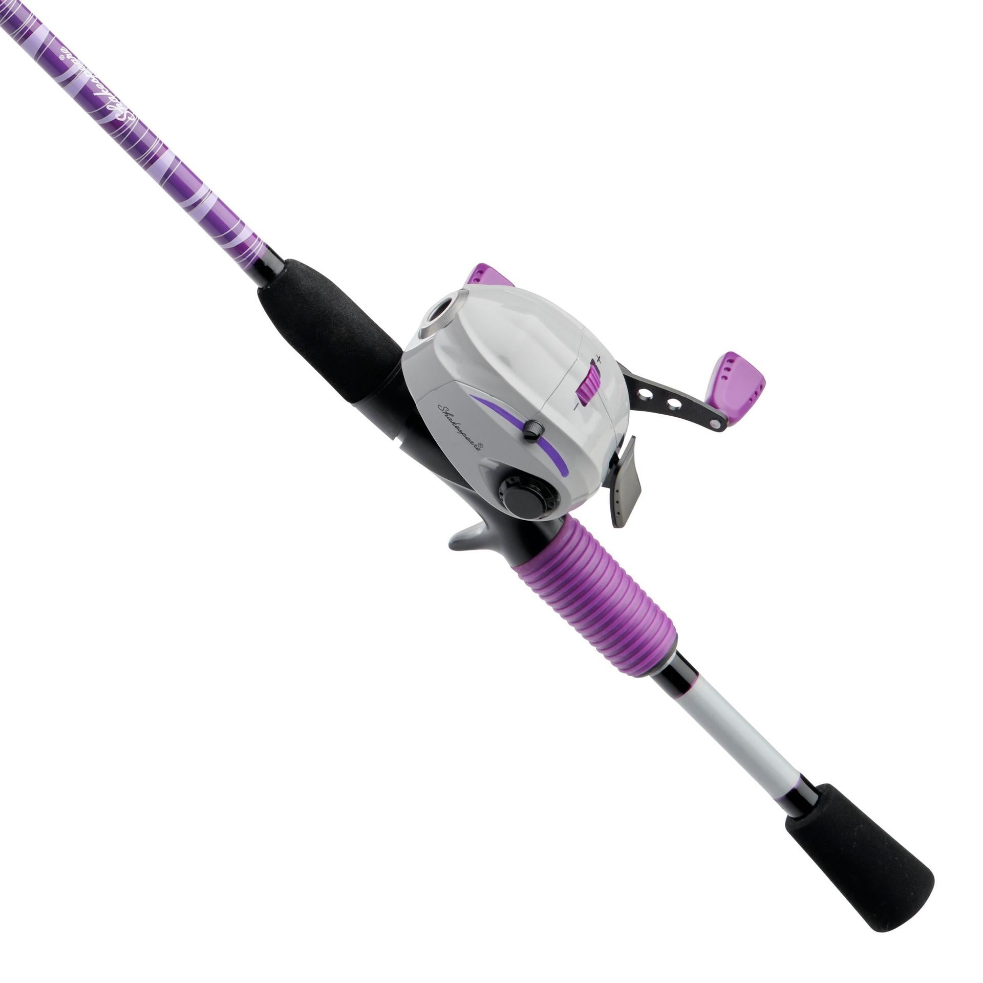 Jellyfish® Spincast Fishing Rod and Reel Combo - Lightweight Spinning Combo for Freshwater & Saltwater Fishing - Perfect for Beginners and Anglers - Ideal for Shore, Pier, and Boat Fishing