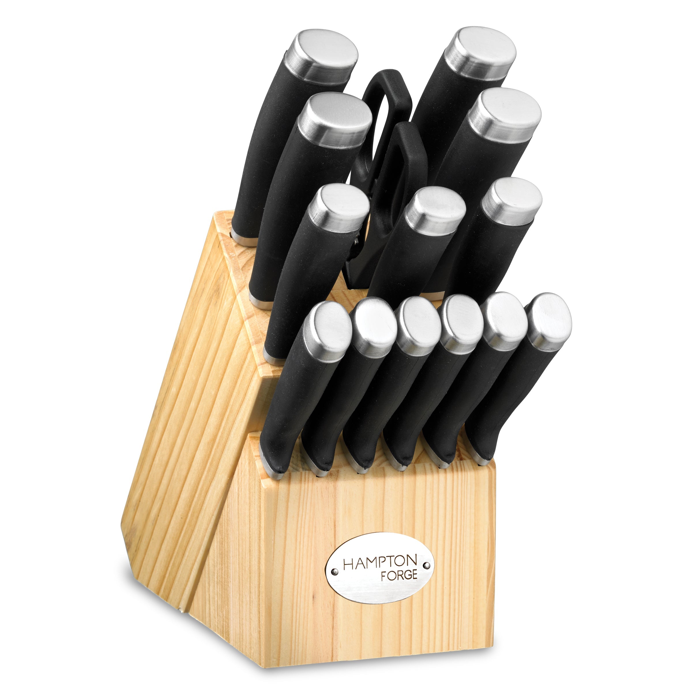 Premium Epicure Black 15-Piece Stainless Steel Cutlery Set - Knife Fork Spoon Set for Fine Dining, Kitchen & Dinnerware Essentials - Perfect for Restaurants, Weddings & Home Entertaining