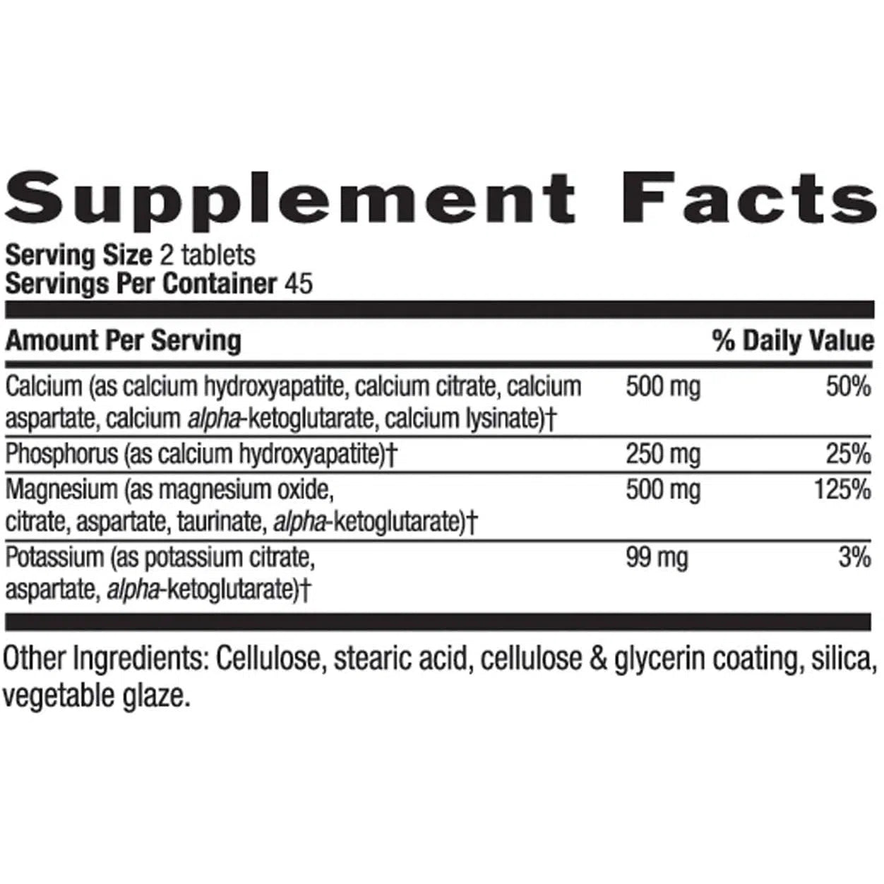 Country Life Target-Mins Calcium Magnesium Potassium Supplement - Supports Bone Health, Muscle Function & Electrolyte Balance - Ideal for Active Lifestyles & Fitness Enthusiasts