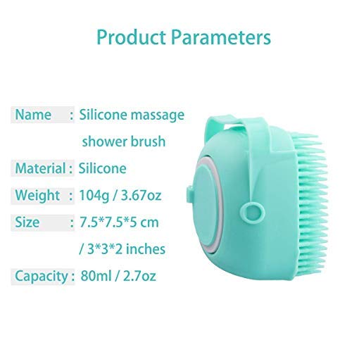 Premium Silicone Massage Bath Body Brush - Exfoliating & Relaxing Shower Brush for Smooth Skin | Perfect for Spa Day, Home Relaxation & Self-Care Routine