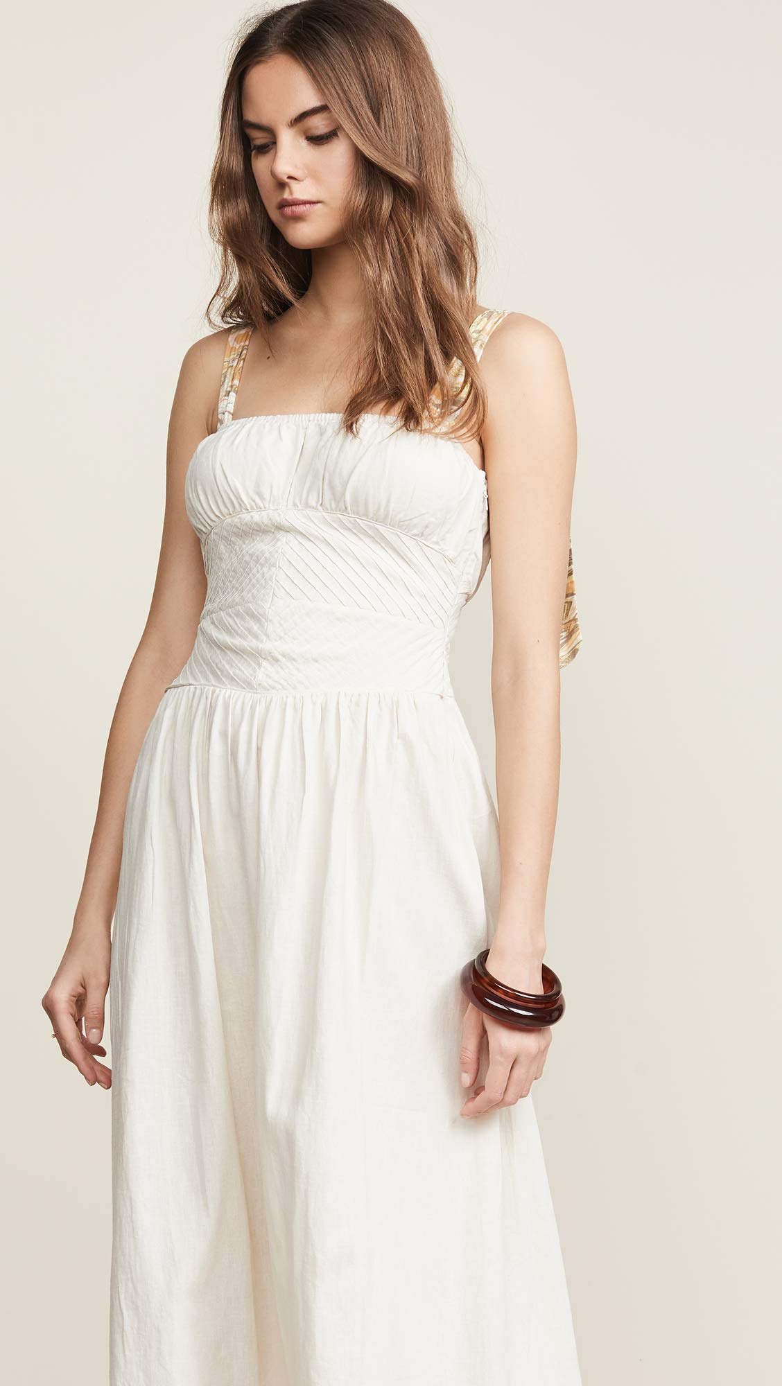 Free People Women's Santorini Maxi Dress - Flowy Boho Summer Beach Dress for Vacations, Weddings & Festivals