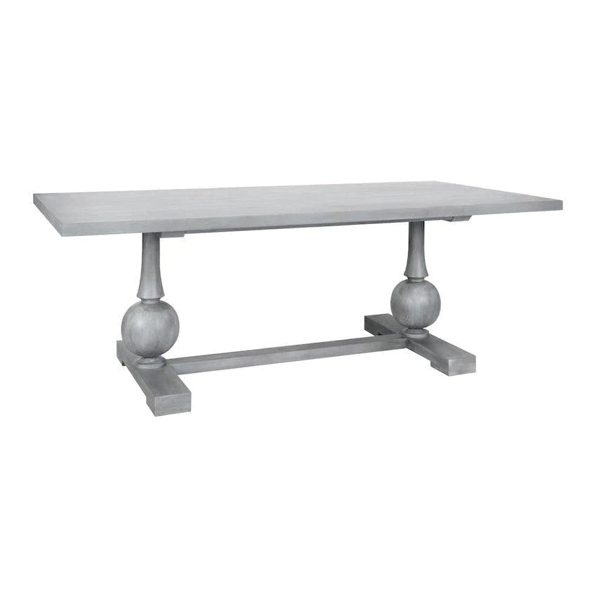 Beatrice Rectangular Dining Table - Modern Farmhouse Style Solid Wood Kitchen Table for 6-8 People | Perfect for Family Dinners, Entertaining Guests & Cozy Breakfast Nooks
