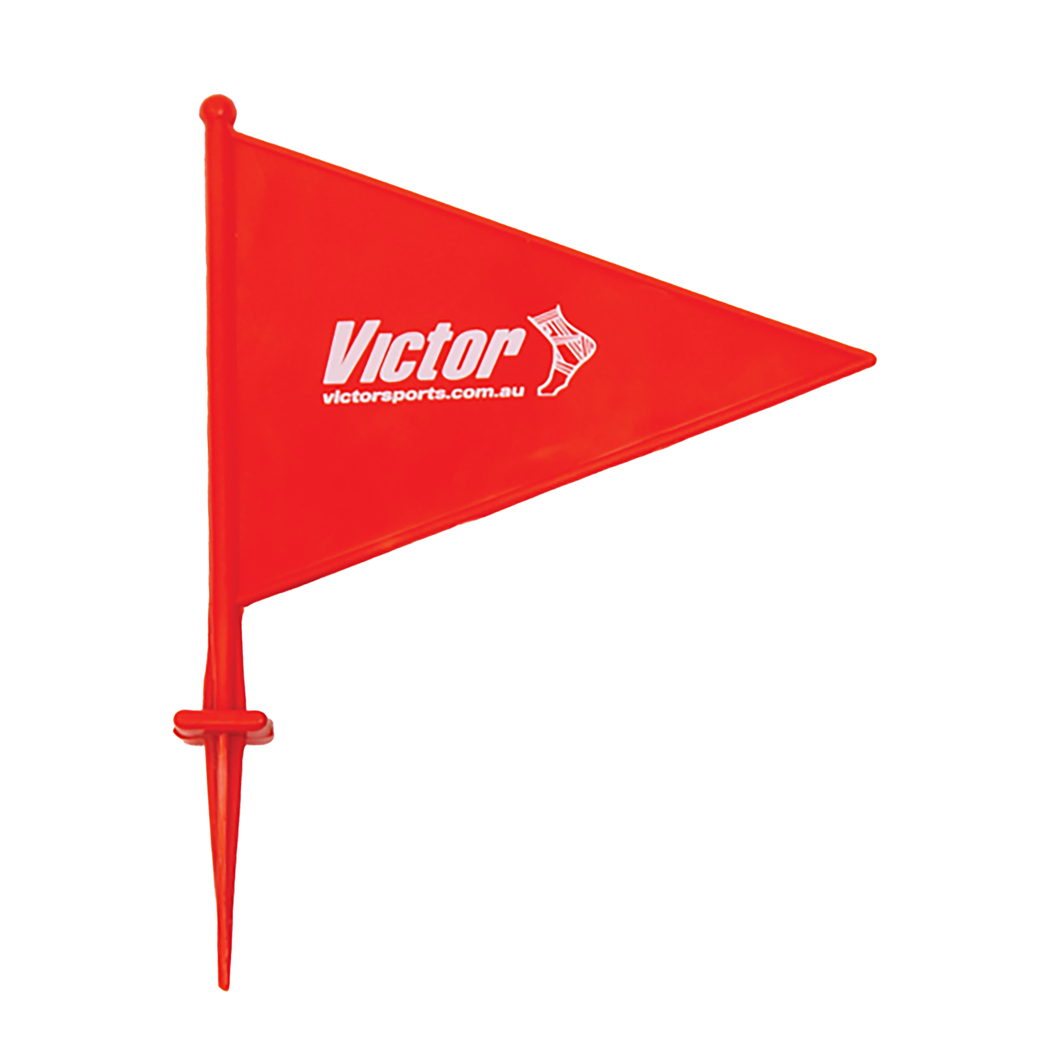Victor PVC Field Marker Flags - Bright Orange, Heavy Duty, 18 Inch - Perfect for Surveying, Landscaping, and Utility Marking