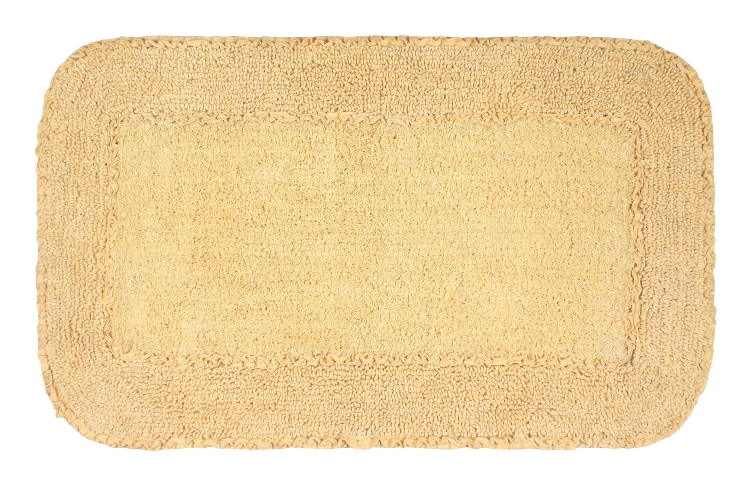 Home Weavers Radiant Collection 100% Cotton Bathroom Rugs Set - Ultra Soft, Absorbent & Washable Non-Slip Bath Mat for Bathroom & Kitchen (21