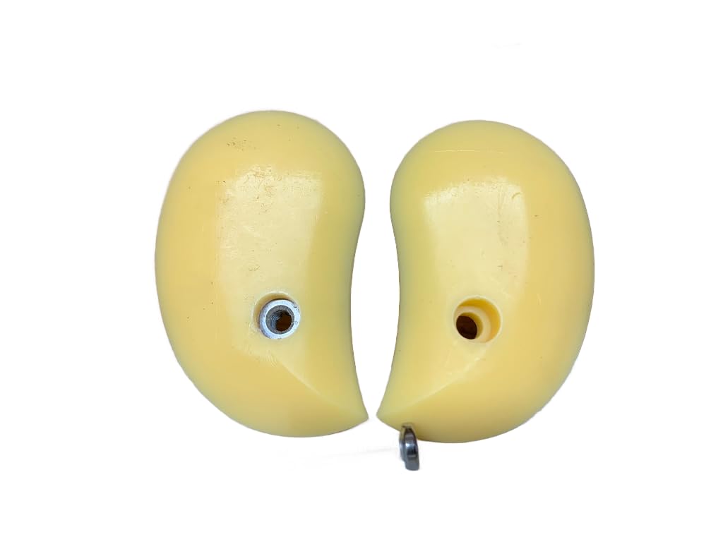 Premium Bond Arms Derringer Grips - Resin Polymer Gun Grips Made in USA - Fits All Bond Derringers (Yellow, Smooth) - Perfect for Cowboy Action Shooting, Concealed Carry & Outdoor Protection