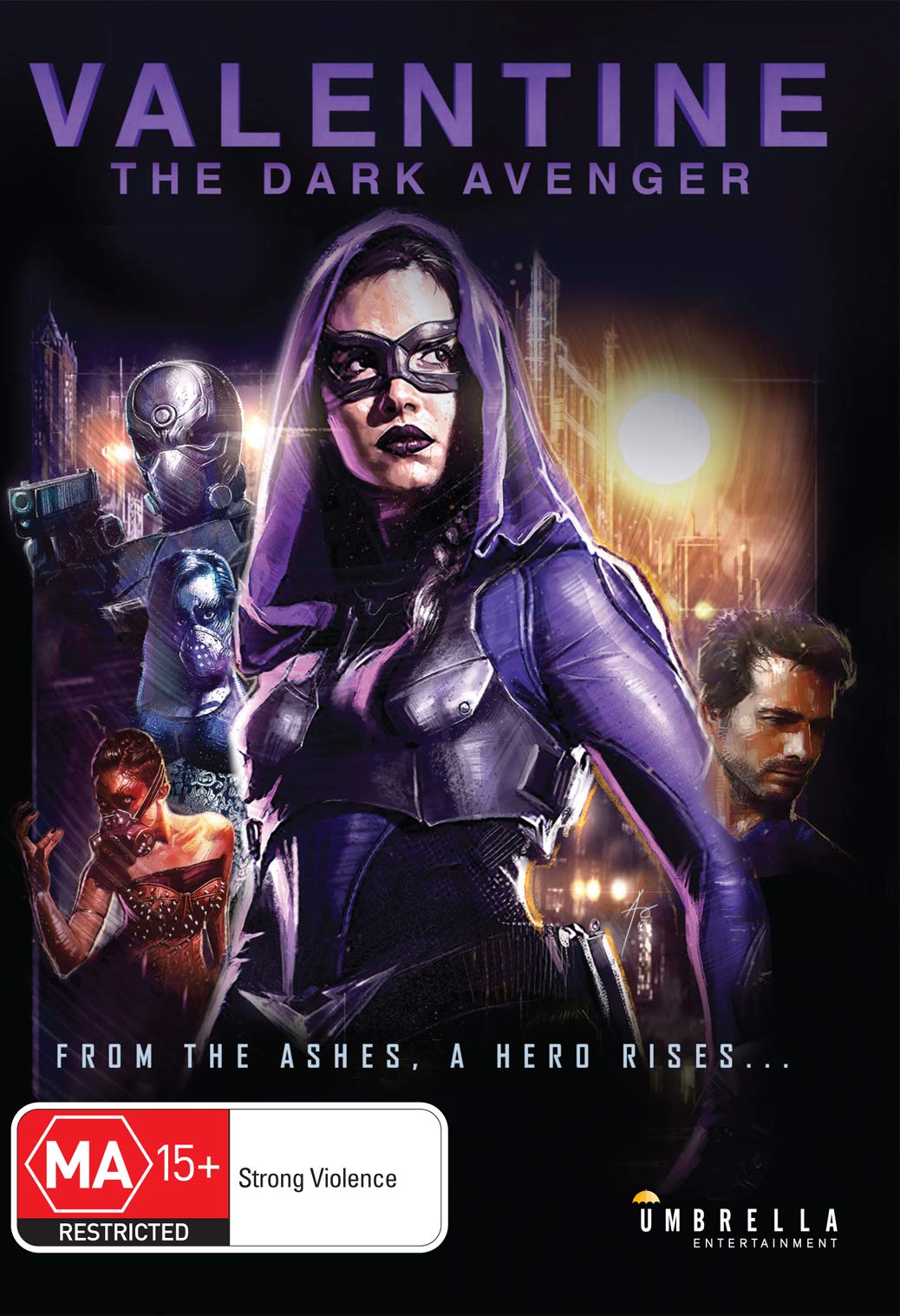 Valentine: The Dark Avenger - Action Figure for Collectors & Superhero Fans | Perfect for Display, Cosplay & Gift Giving