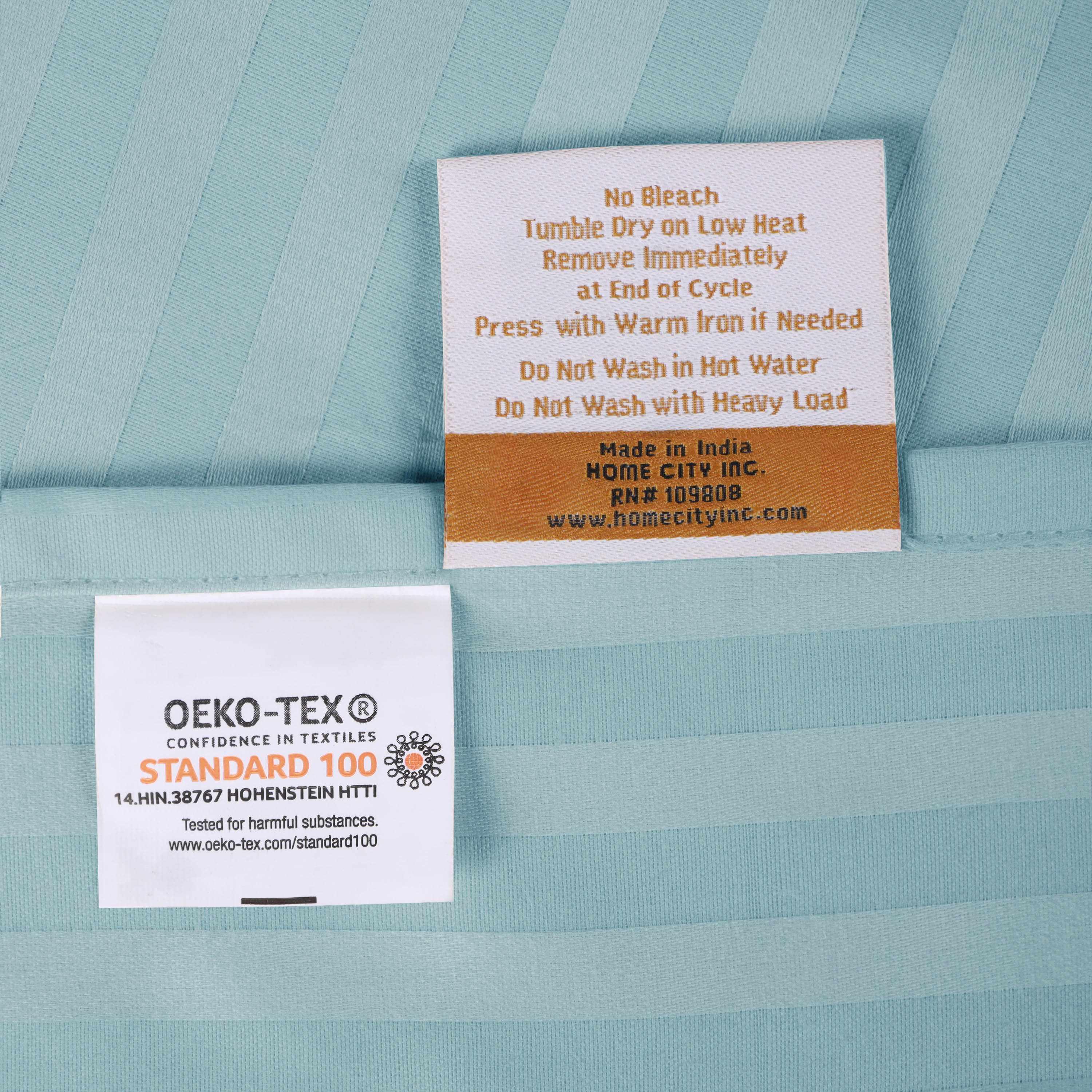 Premium 400 Thread Count Egyptian Cotton Sheet Set - Deep Pocket, Striped Design for Ultimate Comfort - Perfect for Master Bedrooms & Guest Rooms