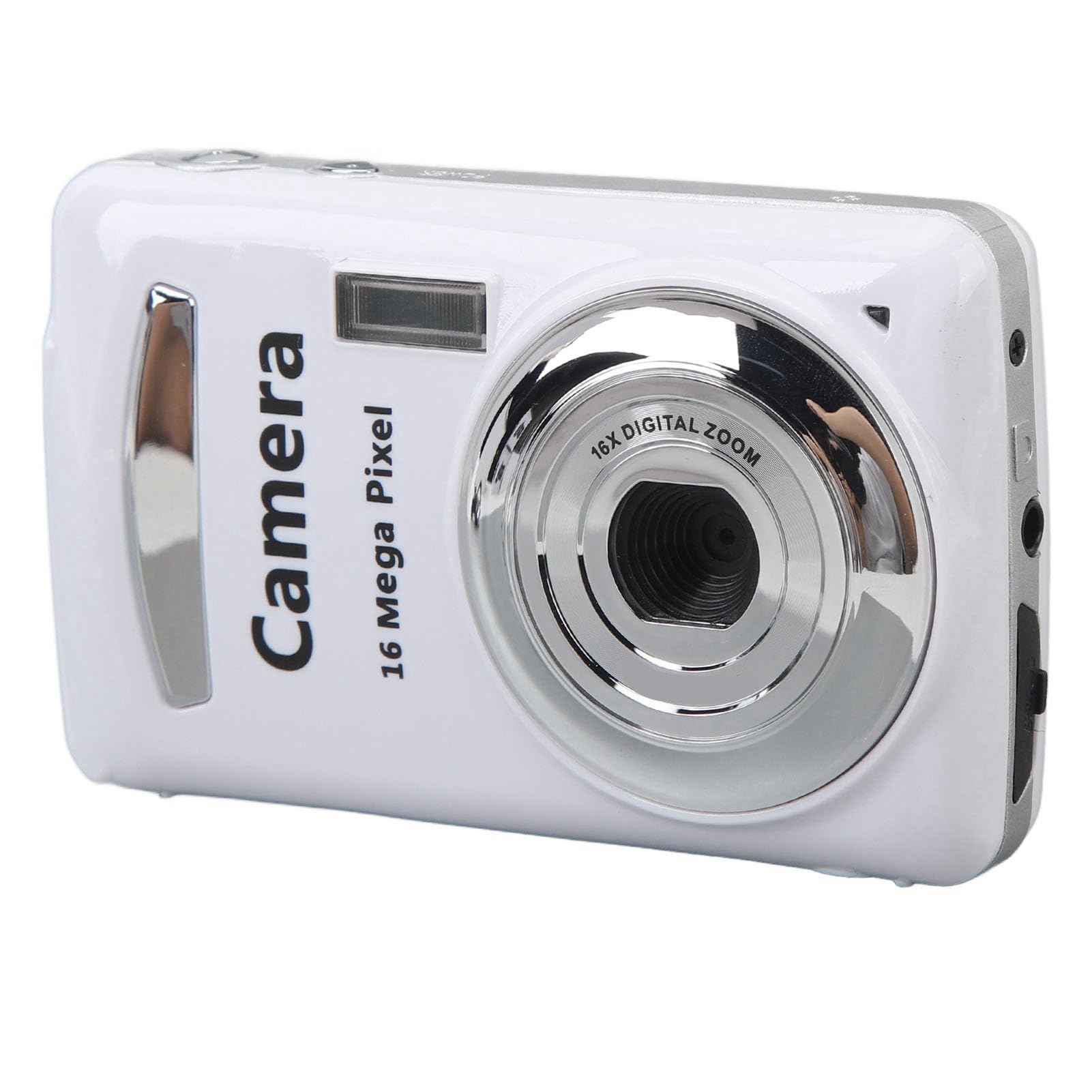 Portable 1080P HD Digital Camera with Multi-Axis Stabilization - 16MP Auto Focus Compact Camera, 2.4