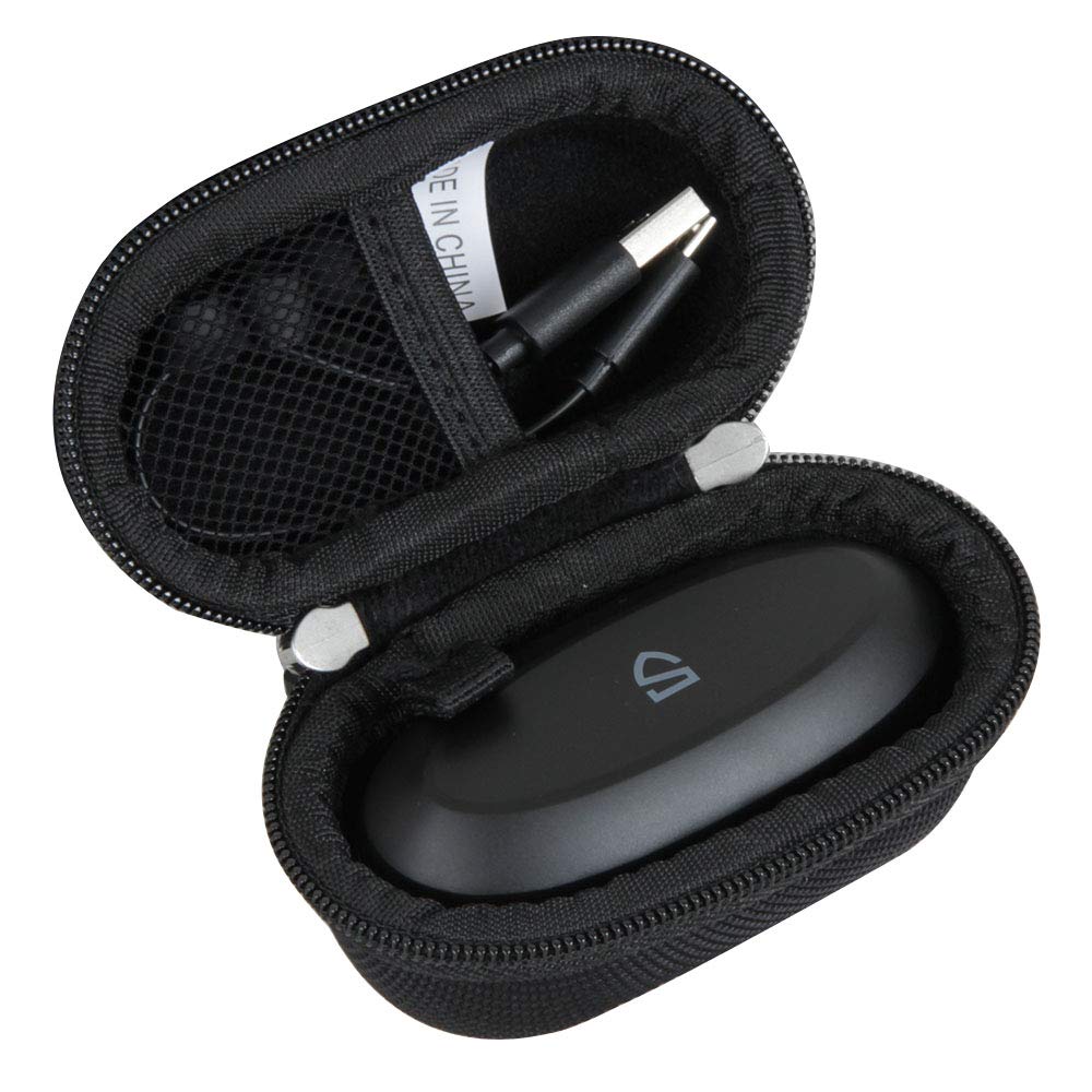 Hermitshell Hard EVA Travel Case for SOUNDPEATS TrueCapsule Wireless Earbuds - Protective Storage Pouch for Bluetooth Headphones - Perfect for Travel, Gym & Daily Use