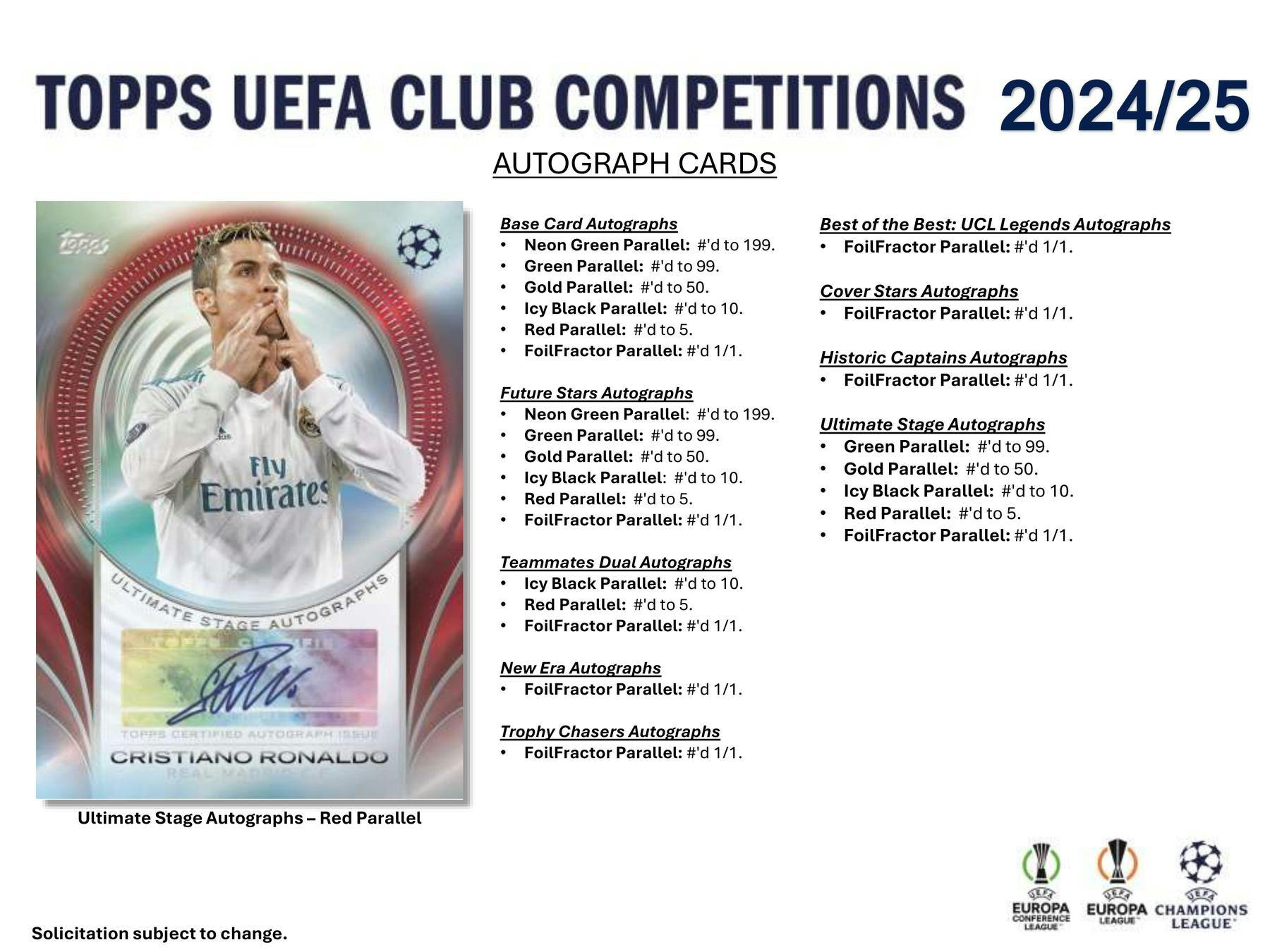 2024-2025 Topps UEFA Club Competitions Soccer 7 Pack Blaster Box - Collectible Soccer Trading Cards for Champions League & Europa League Fans - Perfect for Gifts, Collecting, and Game Day Trading