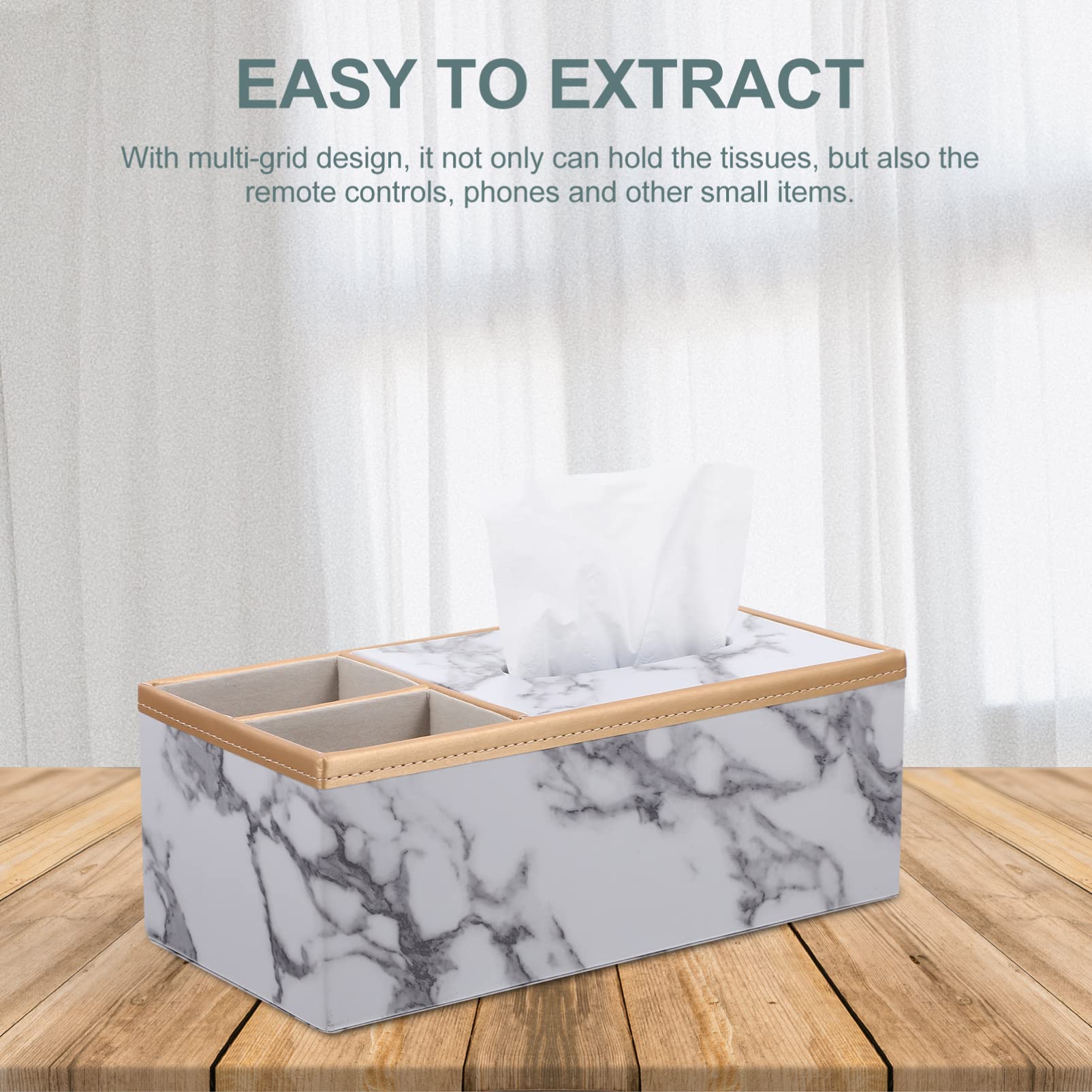Decorative Tissue Box Holder for Living Room - Creative Napkin Storage Organizer with Lid | Home Decor Accessory for Sofa, Coffee Table & Bathroom