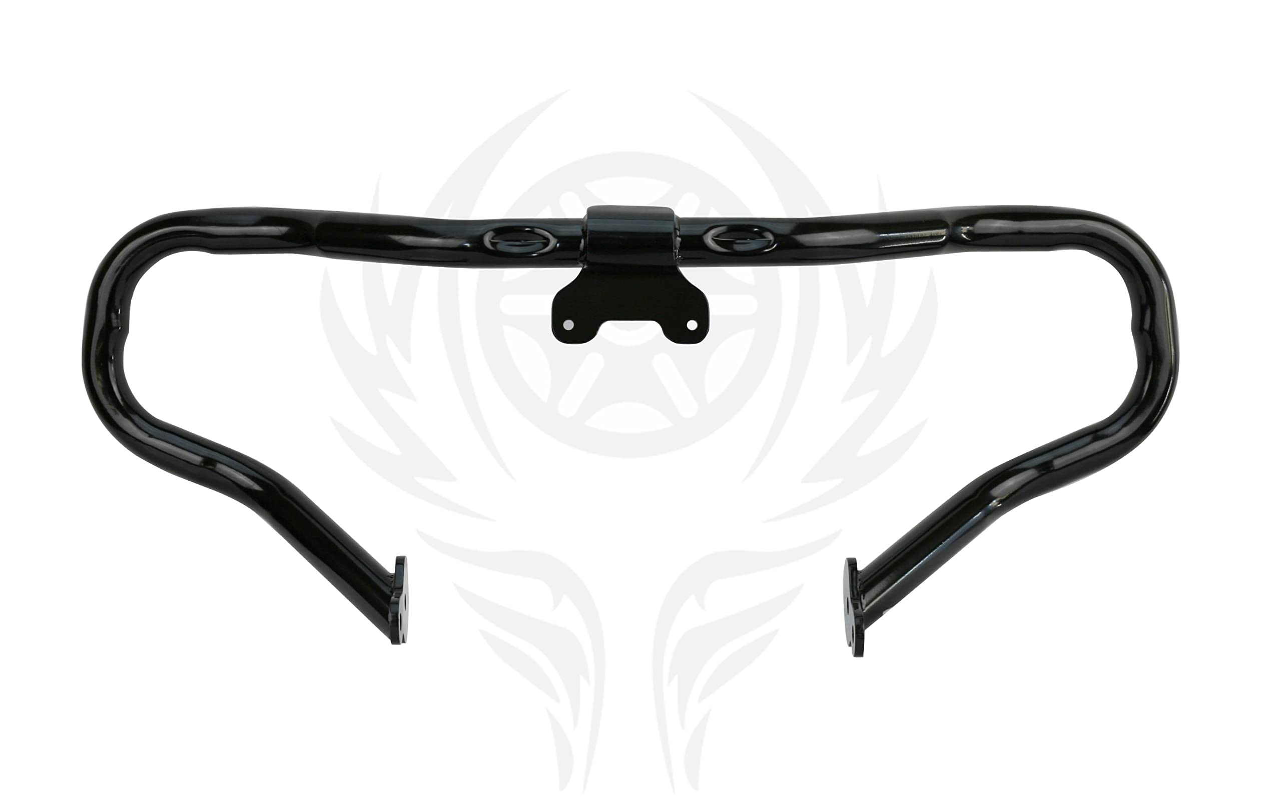 Harley Touring Chopped Engine Guard for Street Glide, Electra Glide, Revival & Road King (2014-2024) - Gloss Black Finish | Motorcycle Protection & Style Upgrade for Long Rides & Custom Looks