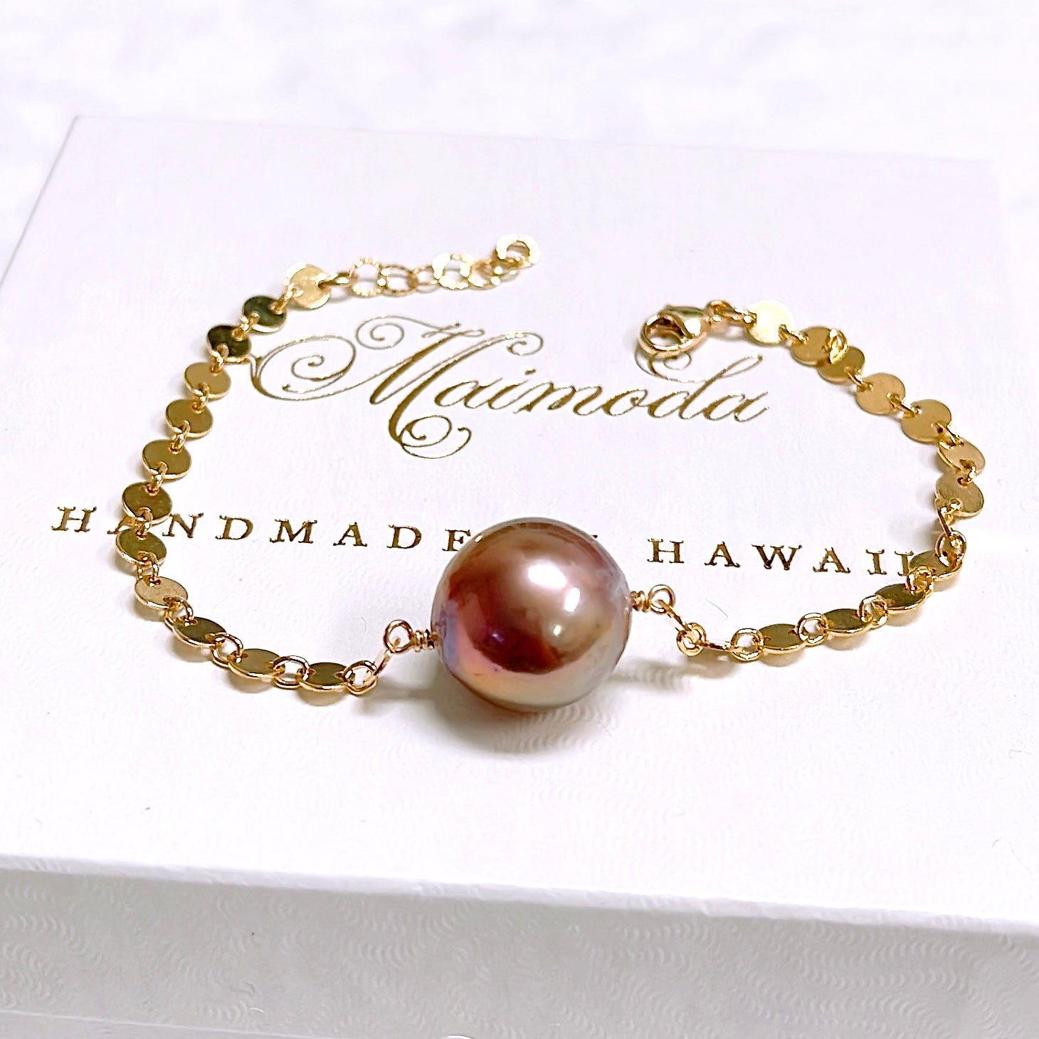 Elegant Edison Pearl Bracelet for Women - Handmade Freshwater Pearl Jewelry Gift for Birthday, Anniversary & Wedding - Perfect for Formal Events & Everyday Wear