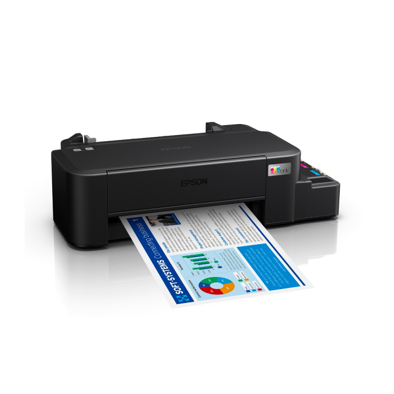 Epson EcoTank L121 Wireless Inkjet Printer with Refillable Ink Tanks - High Yield, Low Cost Printing for Home Office & Small Business