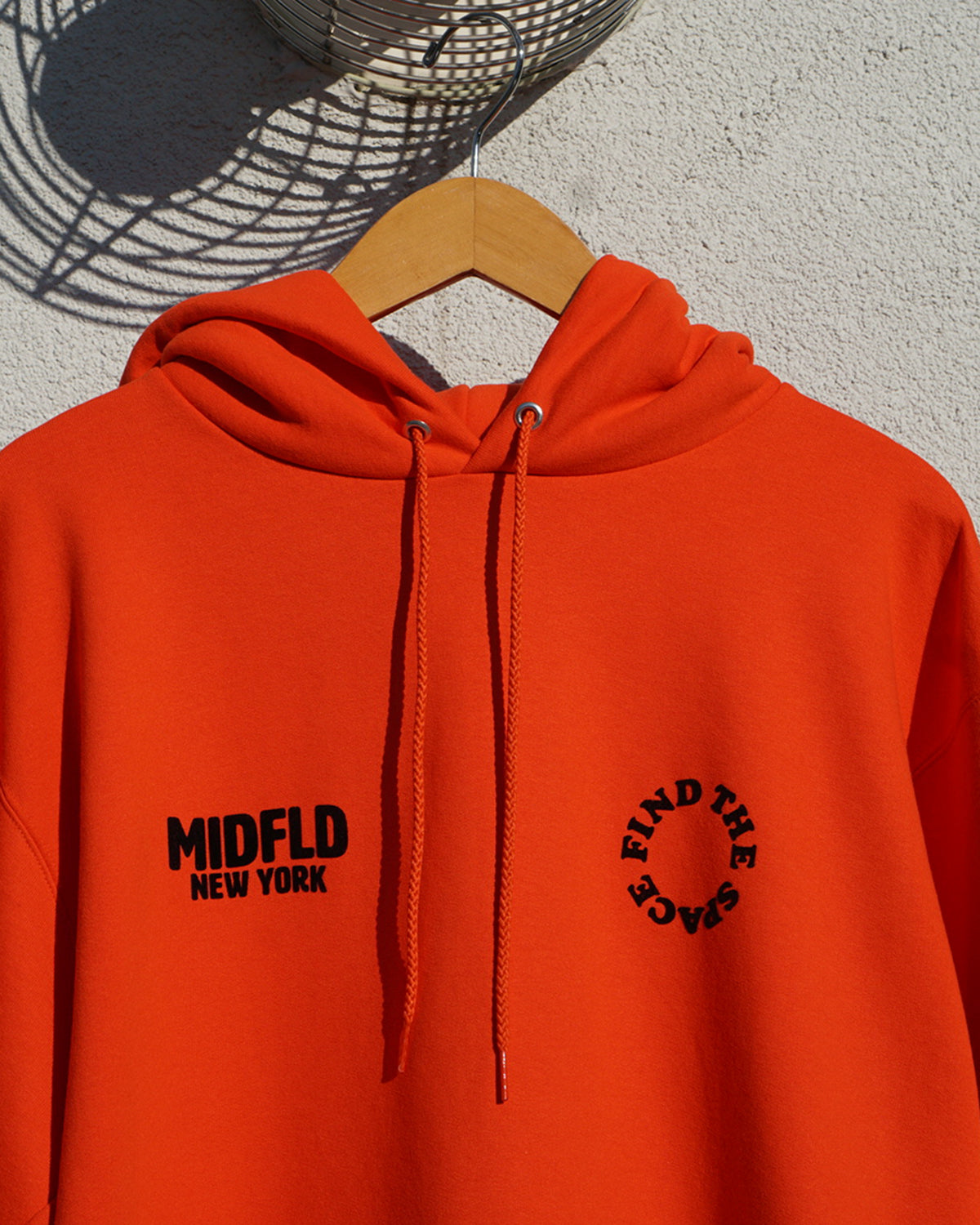 Champion™ Find the Space Double Logo Hoodie - Orange | Men's & Women's Casual Pullover Sweatshirt for Streetwear, Gym & Lounge Wear