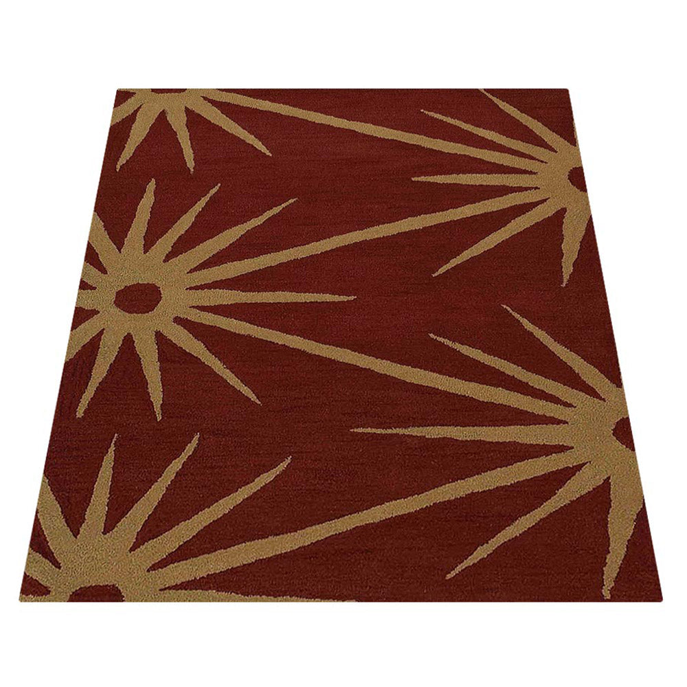 Hand Tufted Impatiens Floral Rug - Soft Non-Slip Area Rug for Living Room, Bedroom, Nursery - Perfect Home Decor & Cozy Floor Mat
