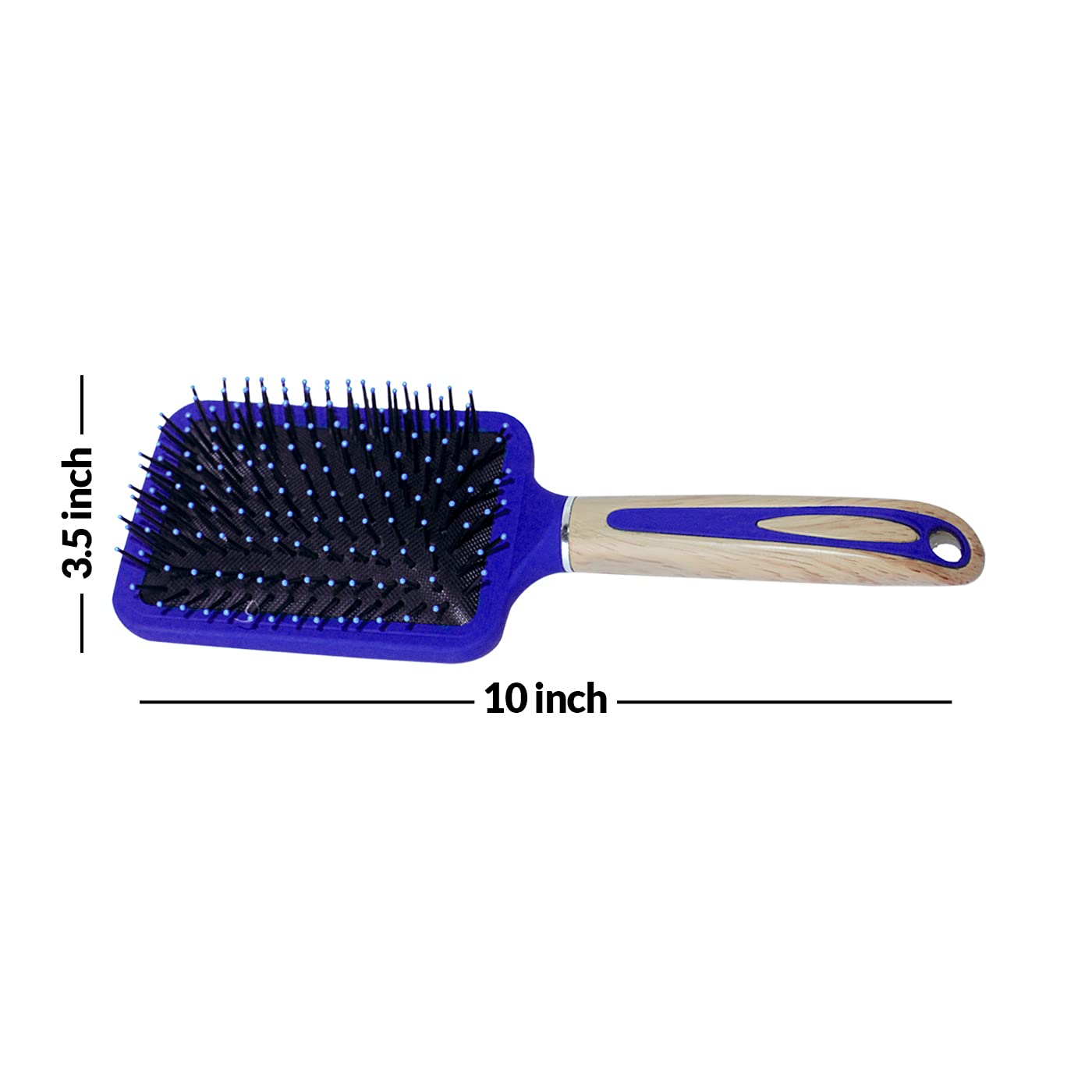 **Boxo Professional Soft Bristle Flat Hair Brush – Blow Drying & Wet Hair Styling for Men & Women – Round Brush 1 (Multicolor) – Perfect for Salon, Home & Travel Use**