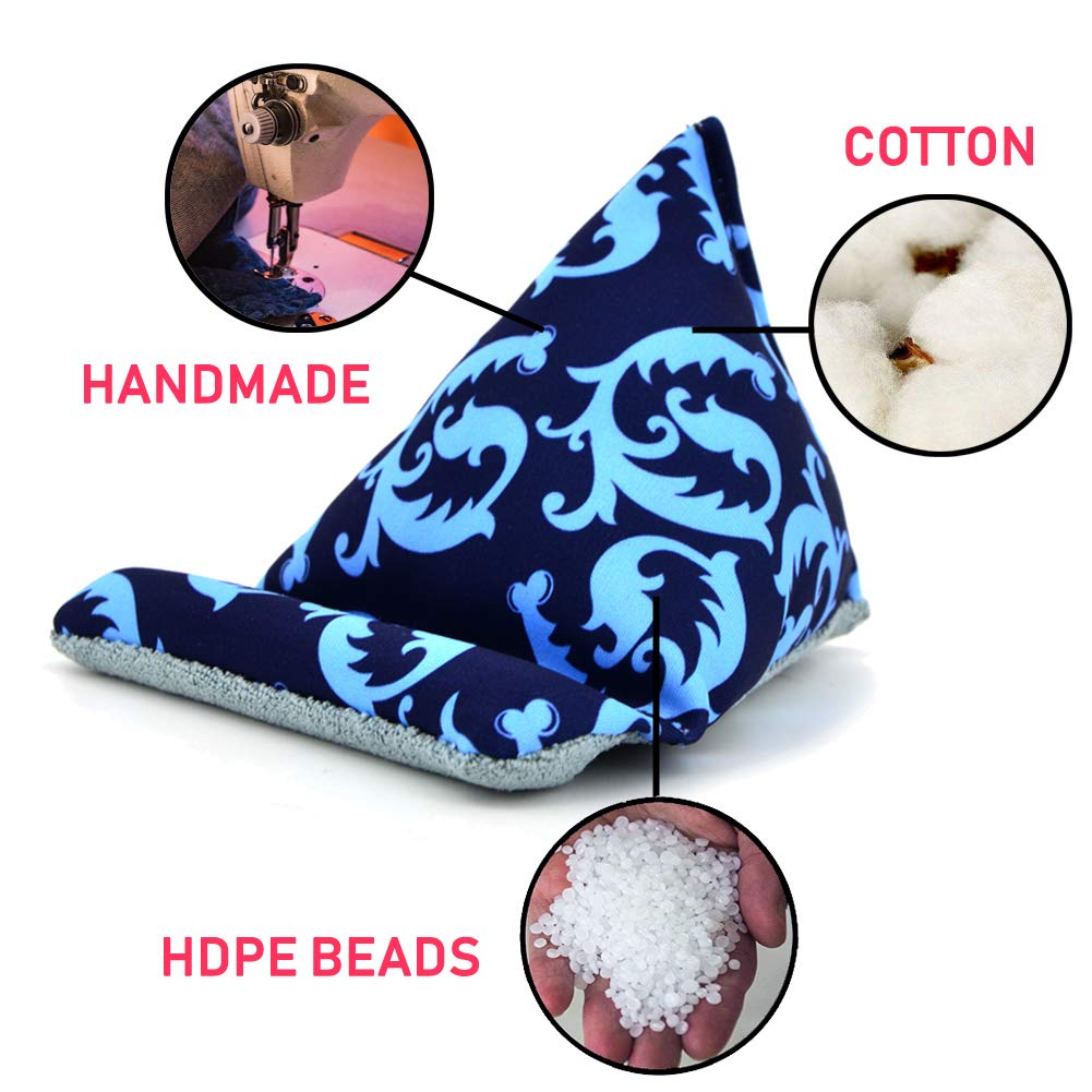 Fabric Phone Stand for iPhone 13/14 - Desk Holder & Pillow Support for Comfortable Viewing