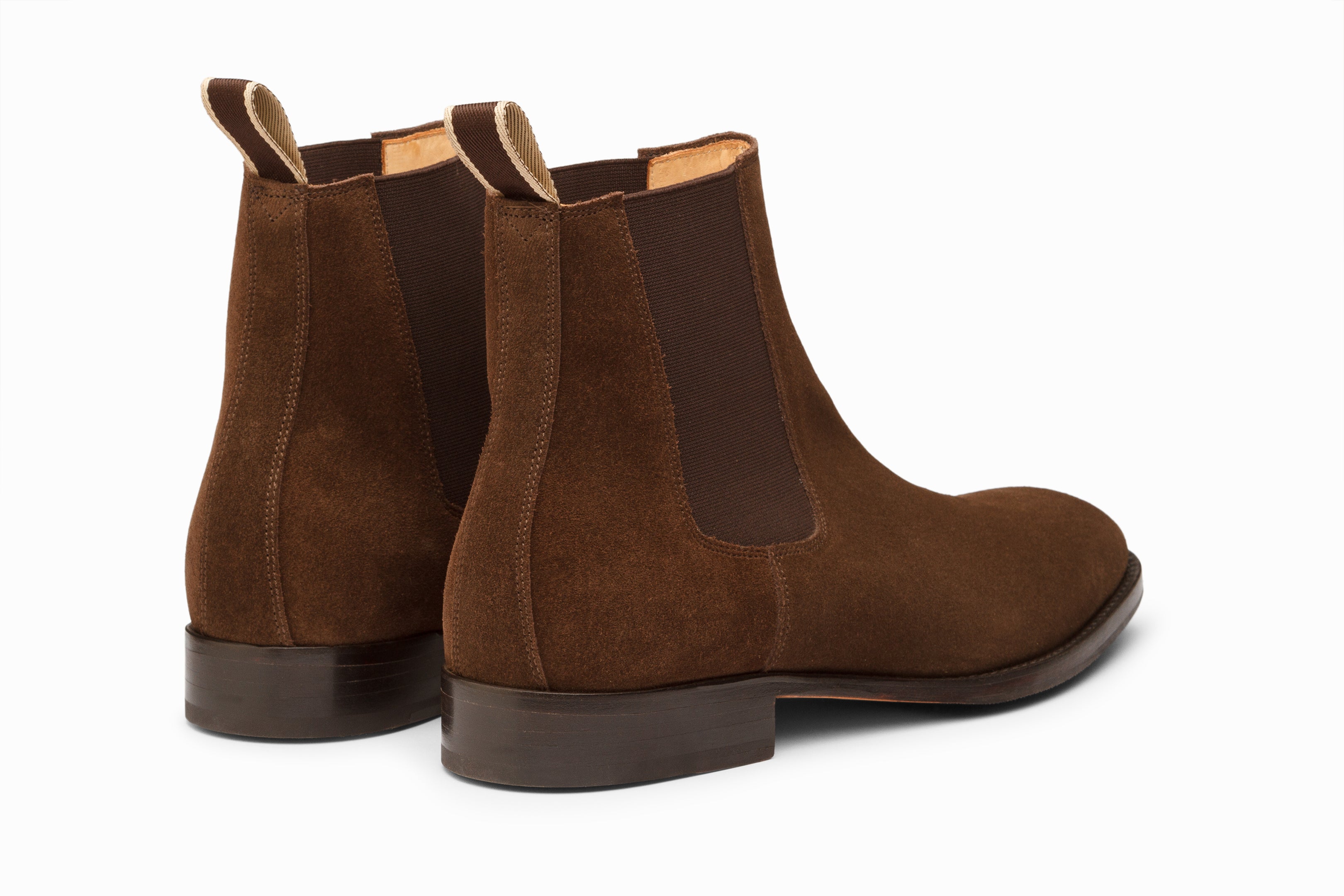 Men's Chelsea Boots Dark Brown Suede - Comfortable Ankle Boots for Casual & Dress Wear | Water-Resistant Suede Leather Shoes for Fall & Winter Fashion