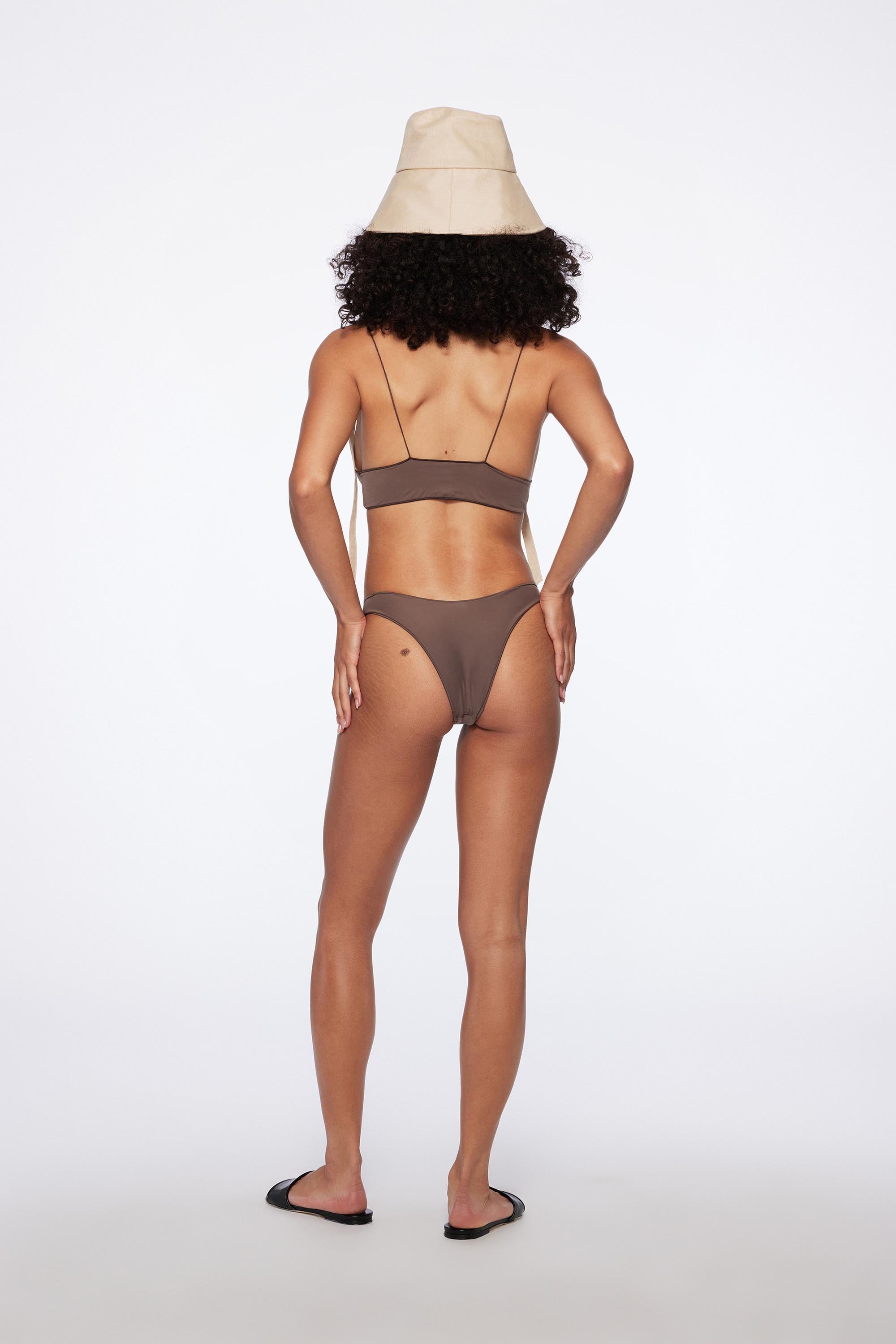 **Driftwood C Bralette - Comfortable Wireless Lace Bralette for Women | Perfect for Yoga, Lounge & Everyday Wear**