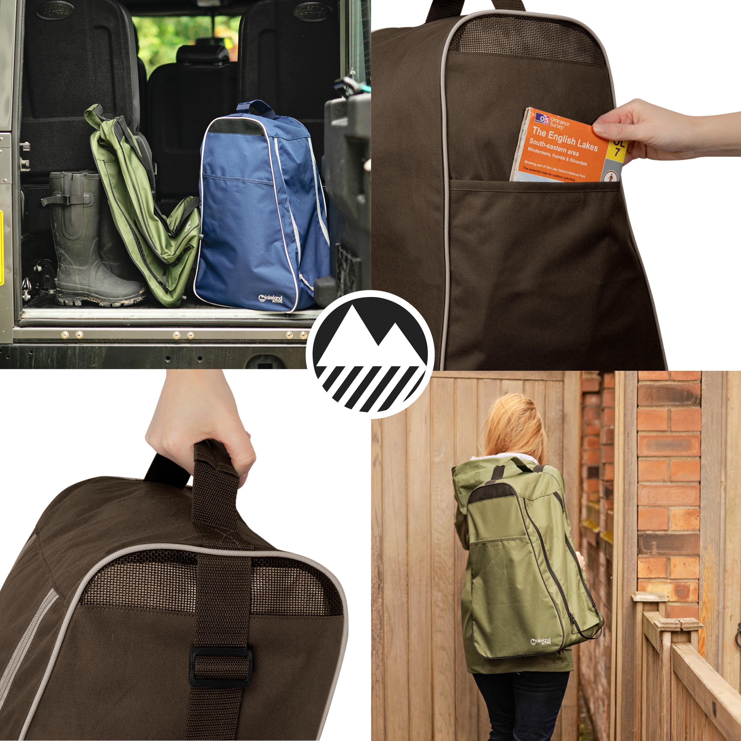 Oakfield Waterproof Wellington Boot Bag - Durable Rain Boot Storage for Men & Women - Perfect for Outdoor, Gardening, and Farm Work