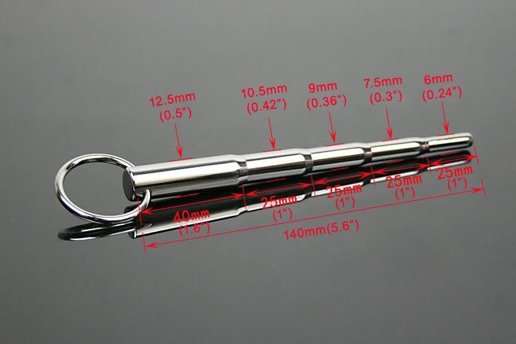 Stainless Steel Urethral Dilator Plug for Men - Penis Stretcher Sounding Toy with Smooth Design for BDSM & Sensual Play - Perfect for Advanced Pleasure and Urethral Training