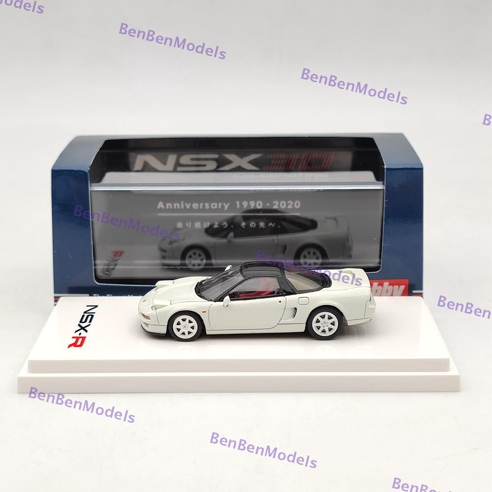 1/64 Scale Hobby Japan NSX (NA1) Type R Diecast Model Car with Engine Display - HJ642006RAW 1992 Honda NSX Collector's Item for Display & Racing Simulation