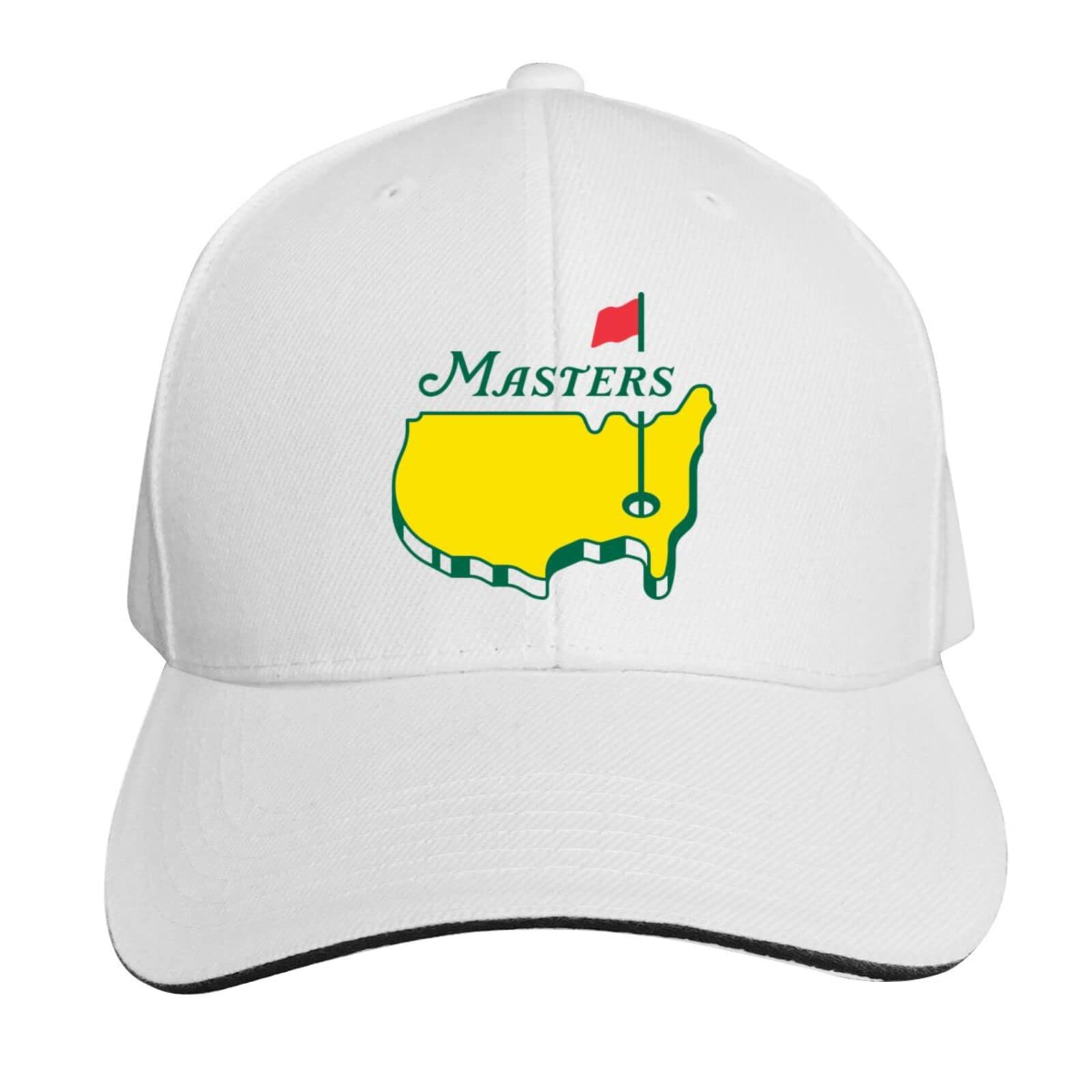 Augusta National Golf Masters Tournament Adjustable Baseball Cap - Stylish Sandwich Design with Curved Visor for Men & Women - Perfect for Golf, Outdoor Sports & Casual Wear