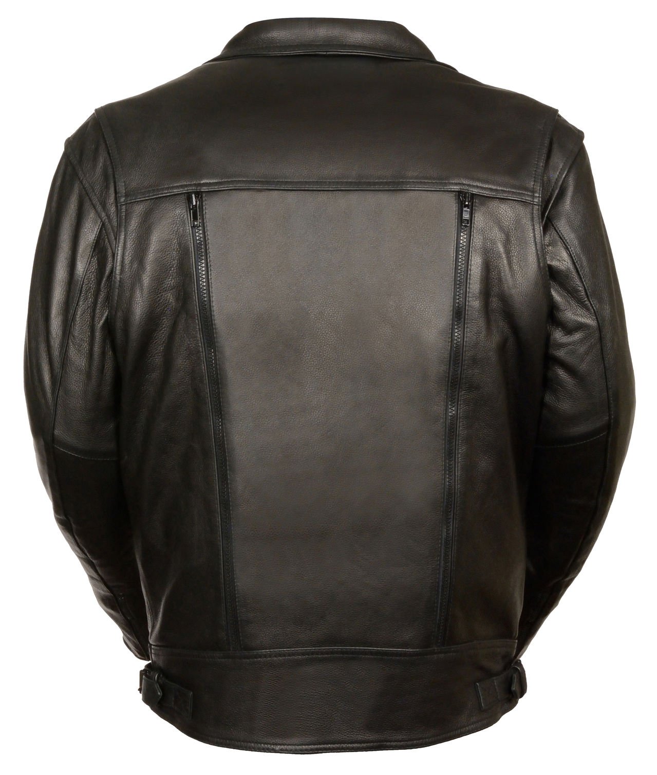Milwaukee Leather Men's Utility Pocket Motorcycle Jacket - Black 3XL | Heavy Duty Biker Jacket with Multiple Pockets | Perfect for Riding, Commuting & Outdoor Adventures