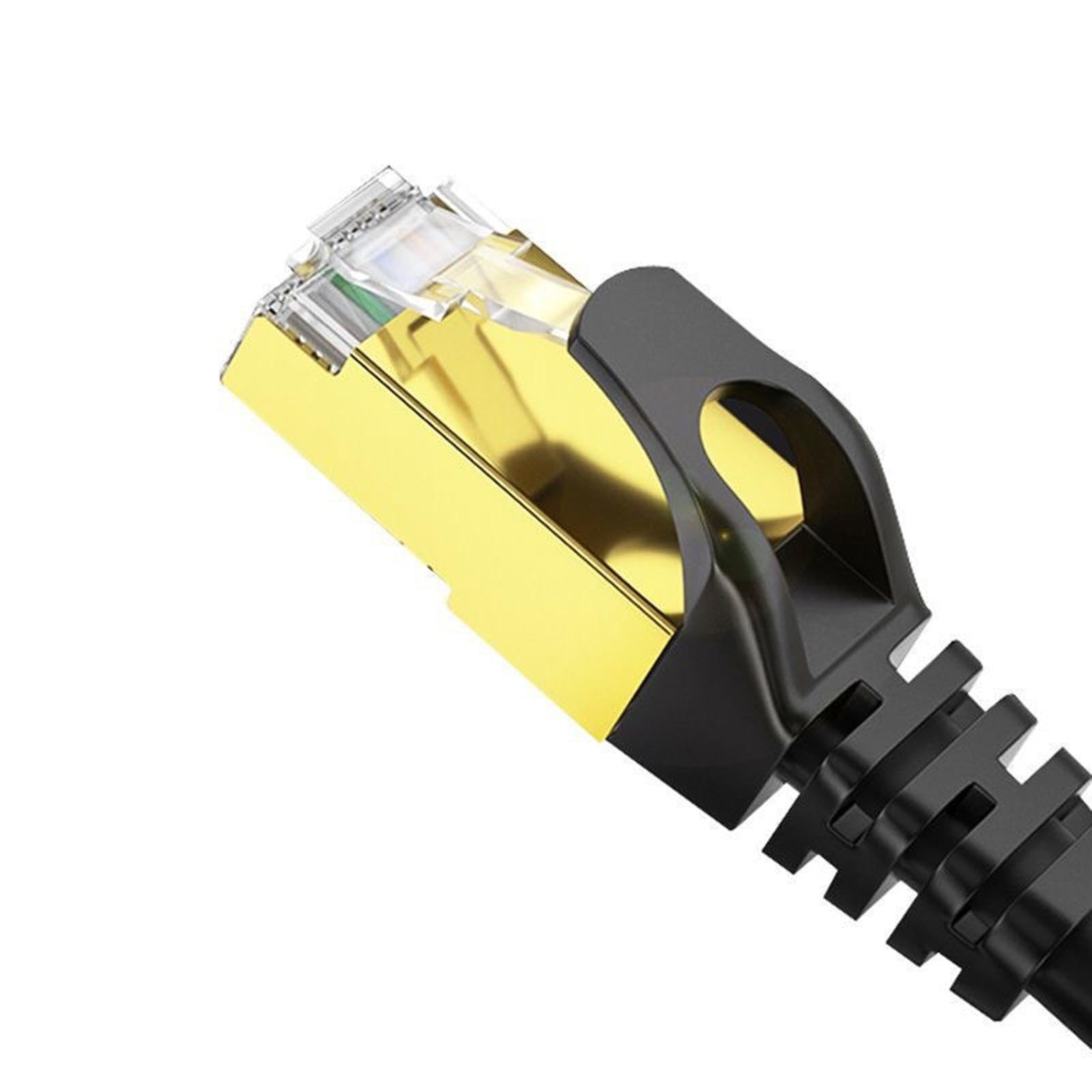 High-Speed Durable Ethernet Cable, Cat6 RJ45 Network Cable for Printers, Computers, Routers - Stable Wired Internet Connection for Home Office & Gaming Setup