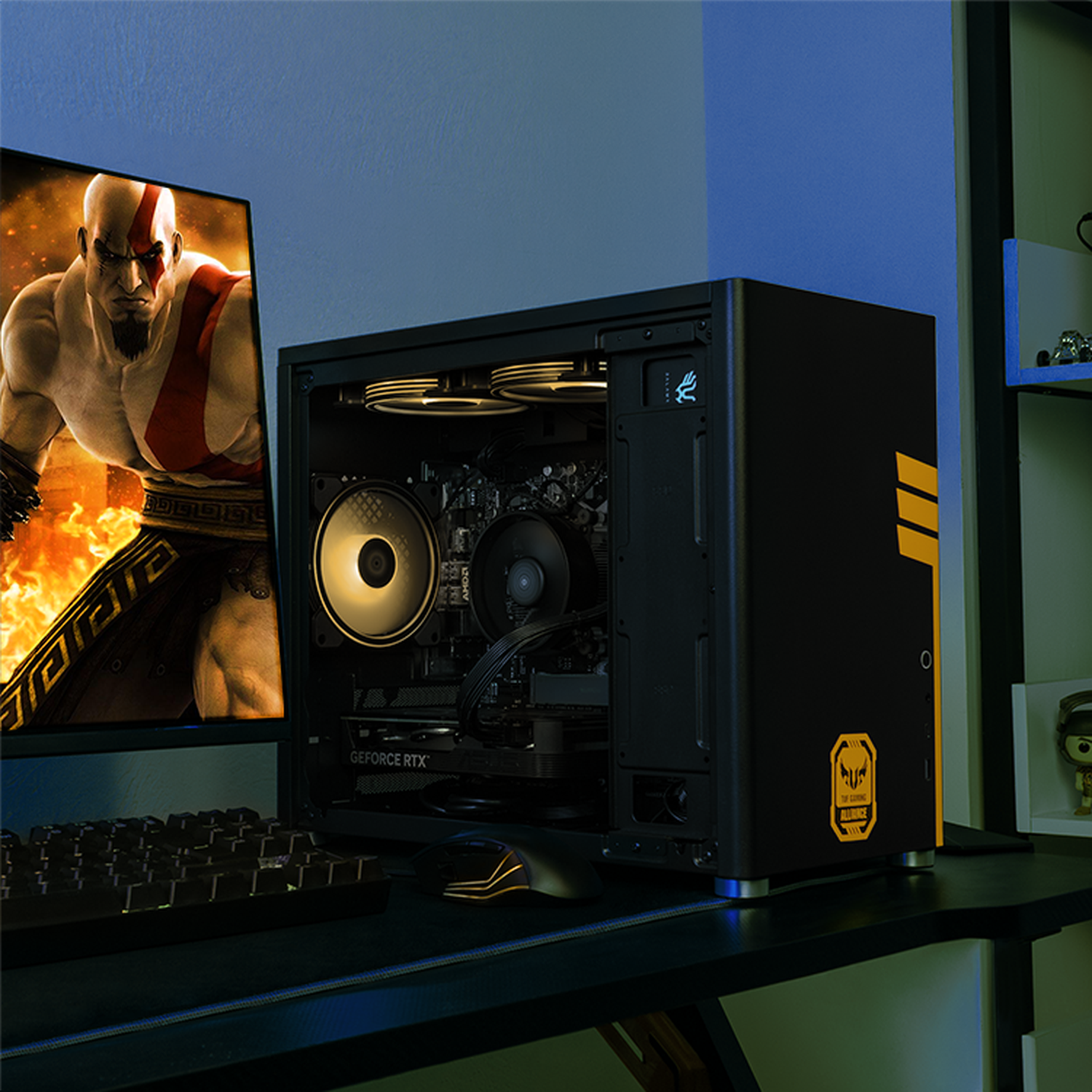 ASUS TUF Gaming PC - RTX 4060, Ryzen 5 5500, 16GB RAM, 1TB SSD, 24