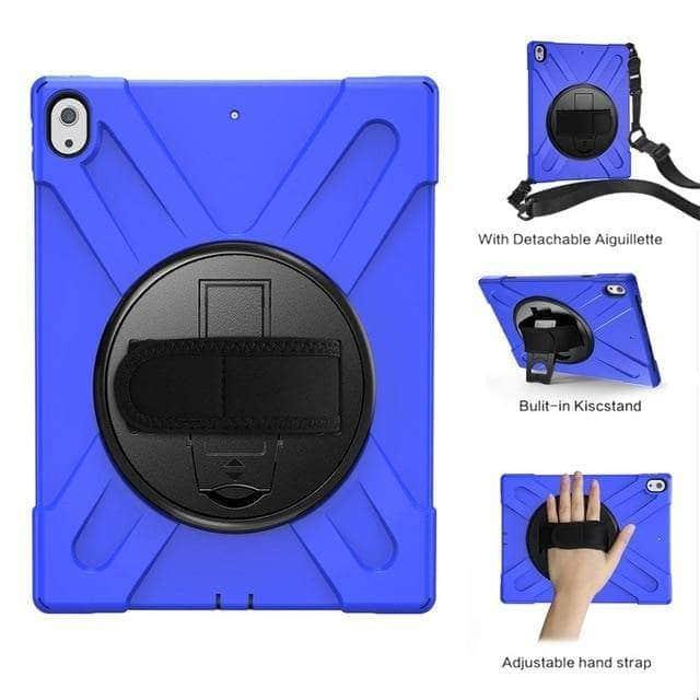 iPad Pro 12.9 2018 (3rd Gen) Heavy Duty Gladius Rugged Protective Case - Shockproof Full Body Cover for Work, Travel & Outdoor Adventures