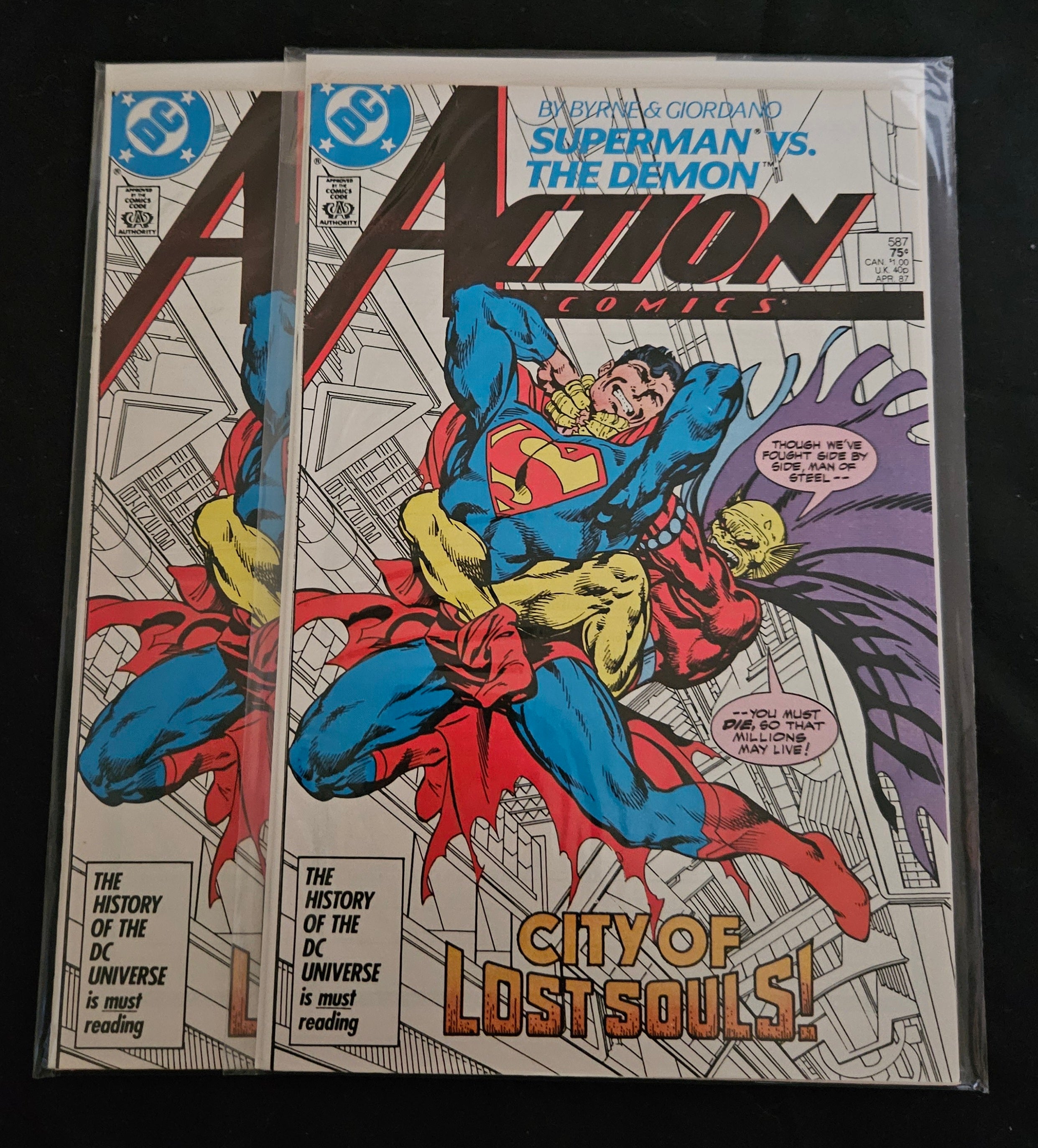 DC Comics Superman #587 (April 2000) - Y2K Tie-In Comic Book in Near Mint (NM) Condition | Collectible Superhero Comic for DC Fans & Vintage Collectors | Perfect for Display, Gifts & Investment