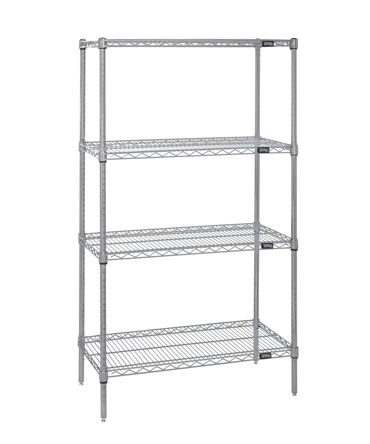 Quantum Storage Systems WR74-1830S Stainless Steel Wire Shelves Starter Kit - 4-Tier 74