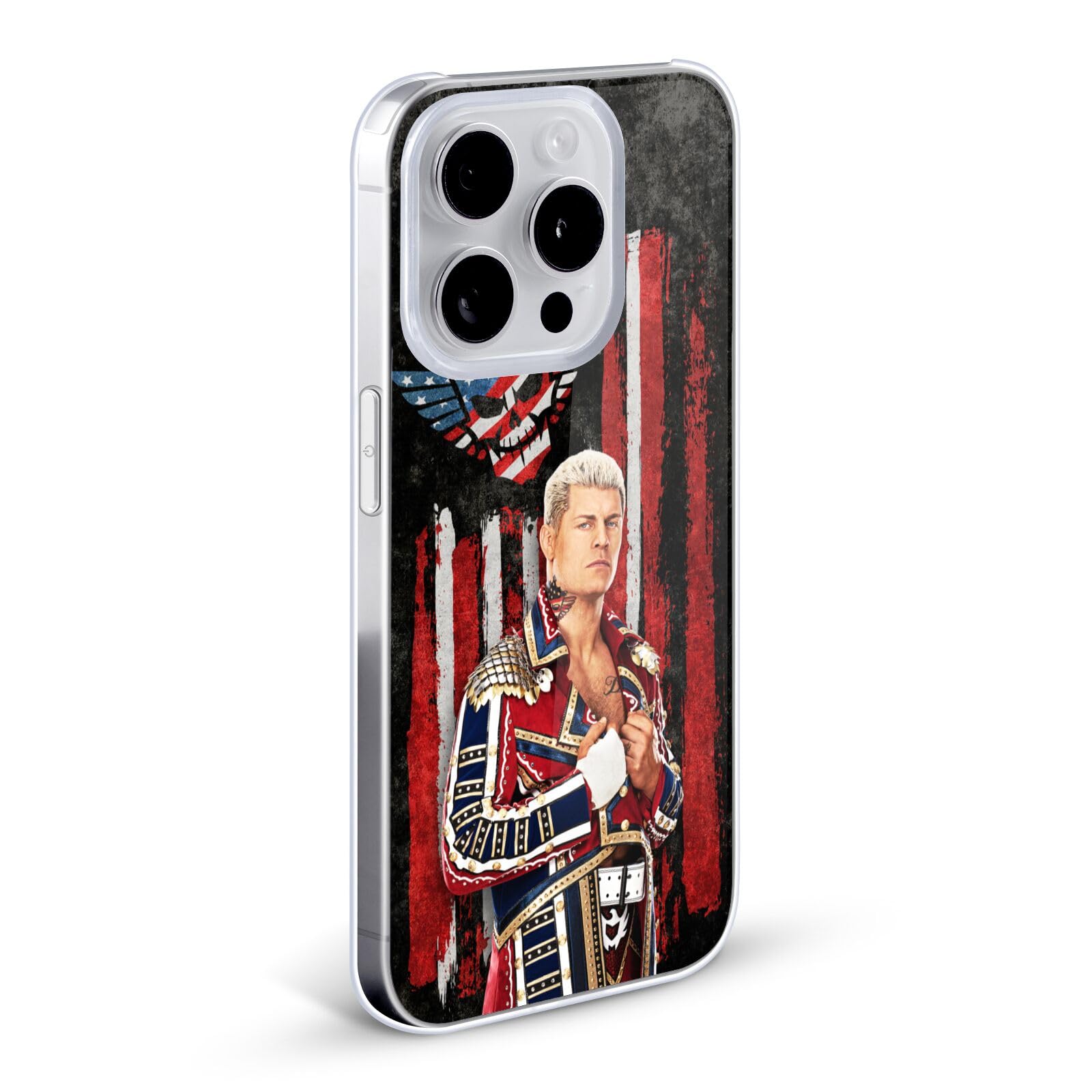 Officially Licensed WWE American Nightmare Cody Rhodes Hard Back Case for iPhone 7 Plus/iPhone 8 Plus - Durable Protective Phone Cover with Premium Print - Perfect for WWE Fans, Sports Enthusiasts & Gift Giving