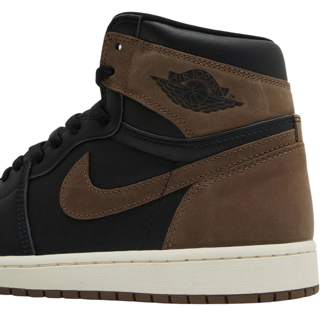 Air Jordan 1 Retro High OG Sneakers - Black Metallic Gold Palomino Colorway - Men's Basketball Shoes for Streetwear & Casual Outfits
