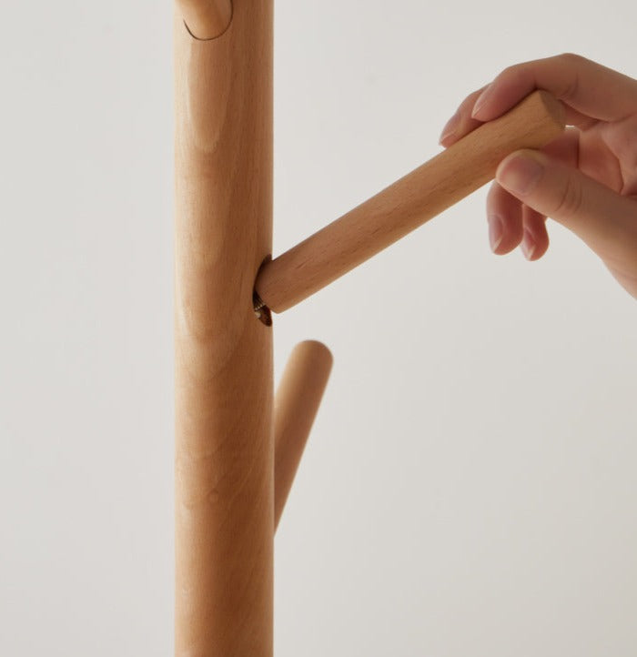 Premium Solid Wood Clothes Hangers - Beech & Ash Wood Garment Rack for Closet Organization | Ideal for Hanging Coats, Dresses, Suits & Delicate Clothing
