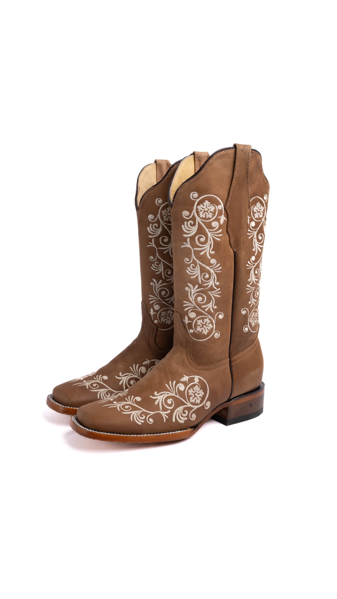 Stylish Verano Square Toe Cowgirl Boots for Women - Western Fashion Ankle Boots with Comfortable Heel - Perfect for Rodeo, Country Dancing & Outdoor Adventures