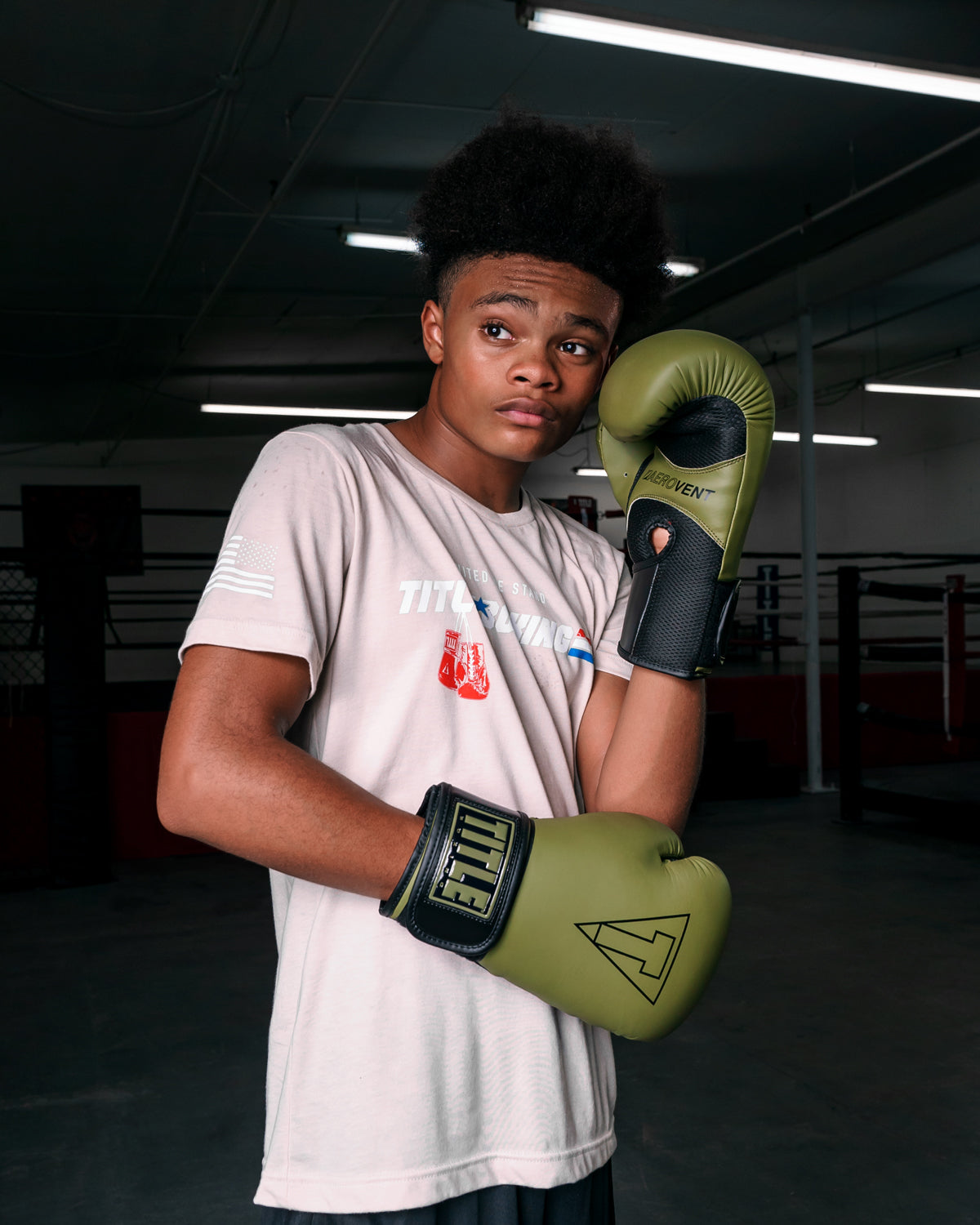 TITLE Boxing United Tee - Premium Cotton Training T-Shirt for Boxing & MMA Workouts | Comfortable & Durable for Gym, Fitness & Streetwear