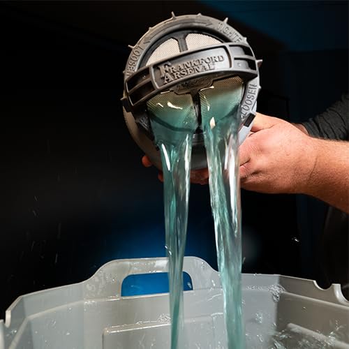 Frankford Arsenal Platinum Series Rotary Tumbler Lite - Reloading Brass Cleaner with Clear Viewing Window & Leakproof Seal | Perfect for Ammo Reloading, Jewelry Polishing & Metal Parts Cleaning