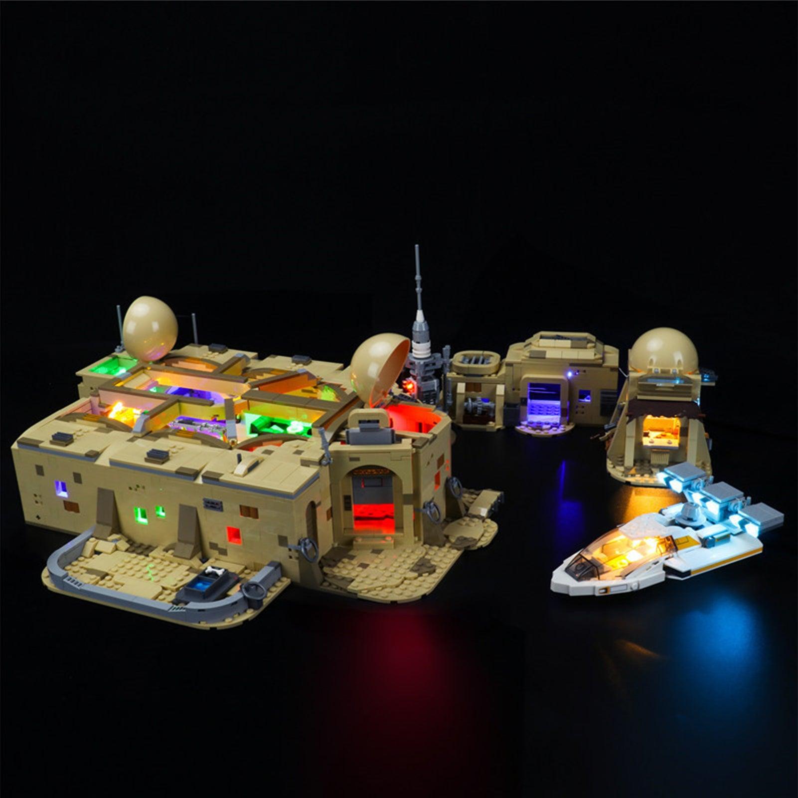 **LEGO Star Wars Mos Eisley Cantina 75290 Light Kit - Enhance Your Model with LED Lighting for Display & Night Scenes**