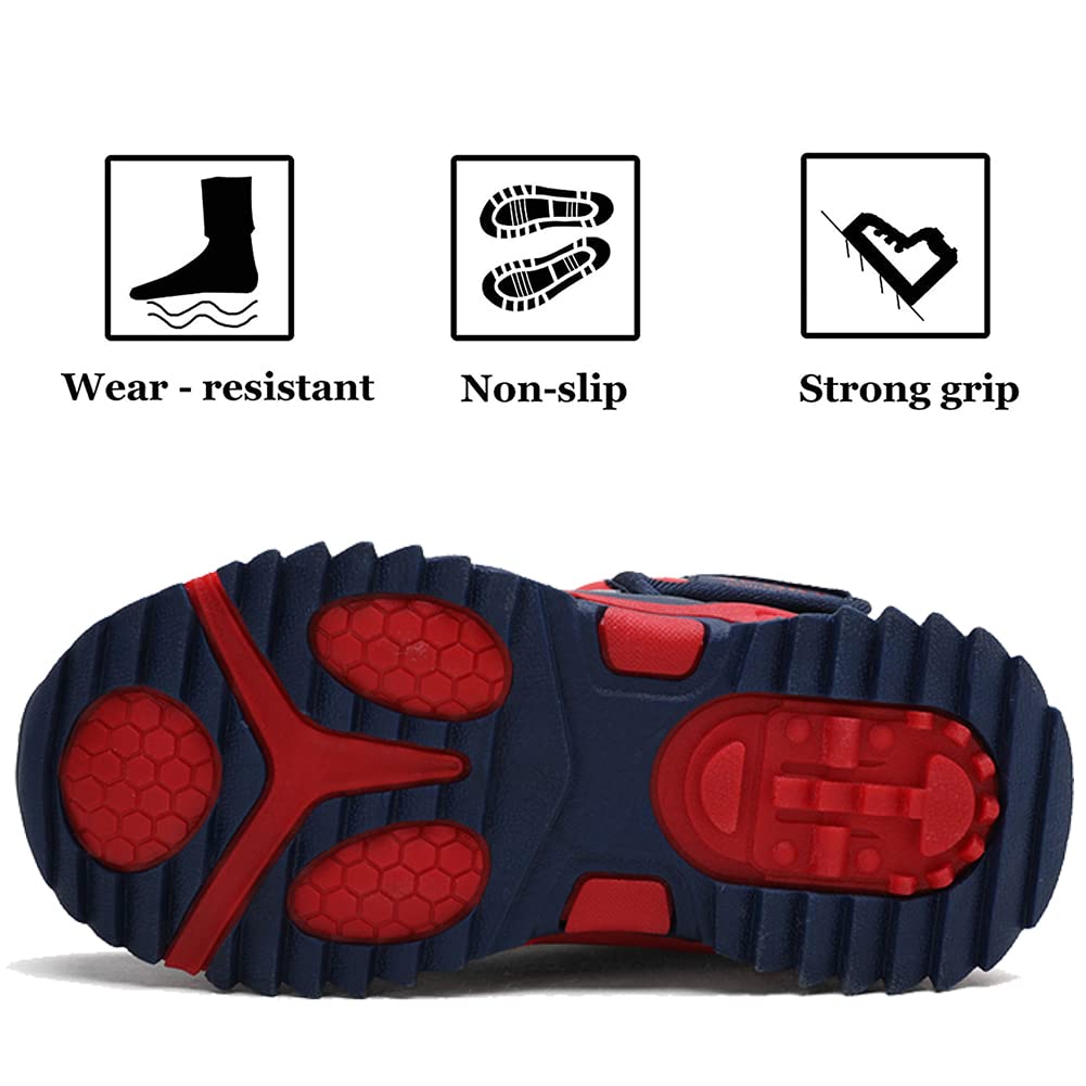 Kids' Waterproof Snow Boots for Boys & Girls - Slip-Resistant Winter Shoes for Cold Weather (Toddler/Big Kid) - Perfect for Outdoor Play, Snow Days & Winter Adventures