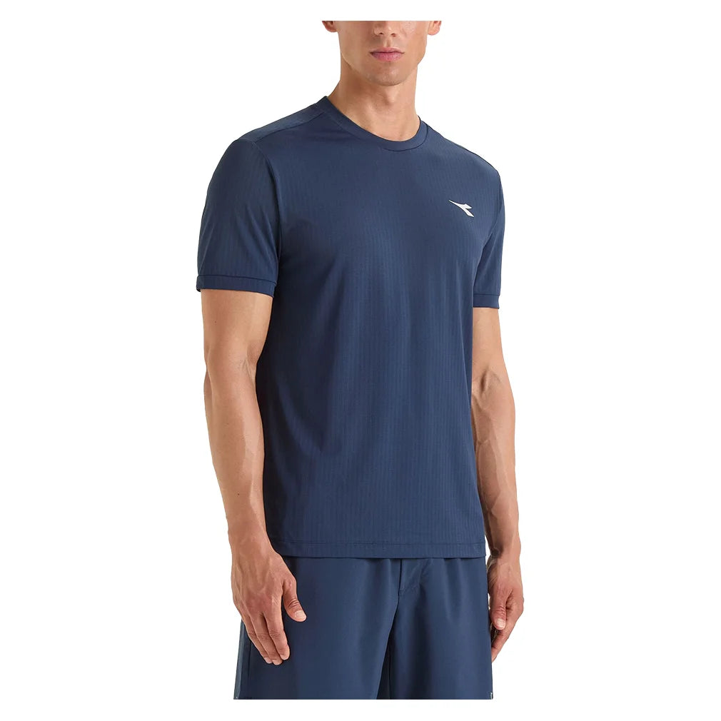 Men's Short Sleeve Tennis Shirt - Moisture Wicking Performance Top for Tennis & Casual Wear | Gym, Running, Summer Outdoor Activities