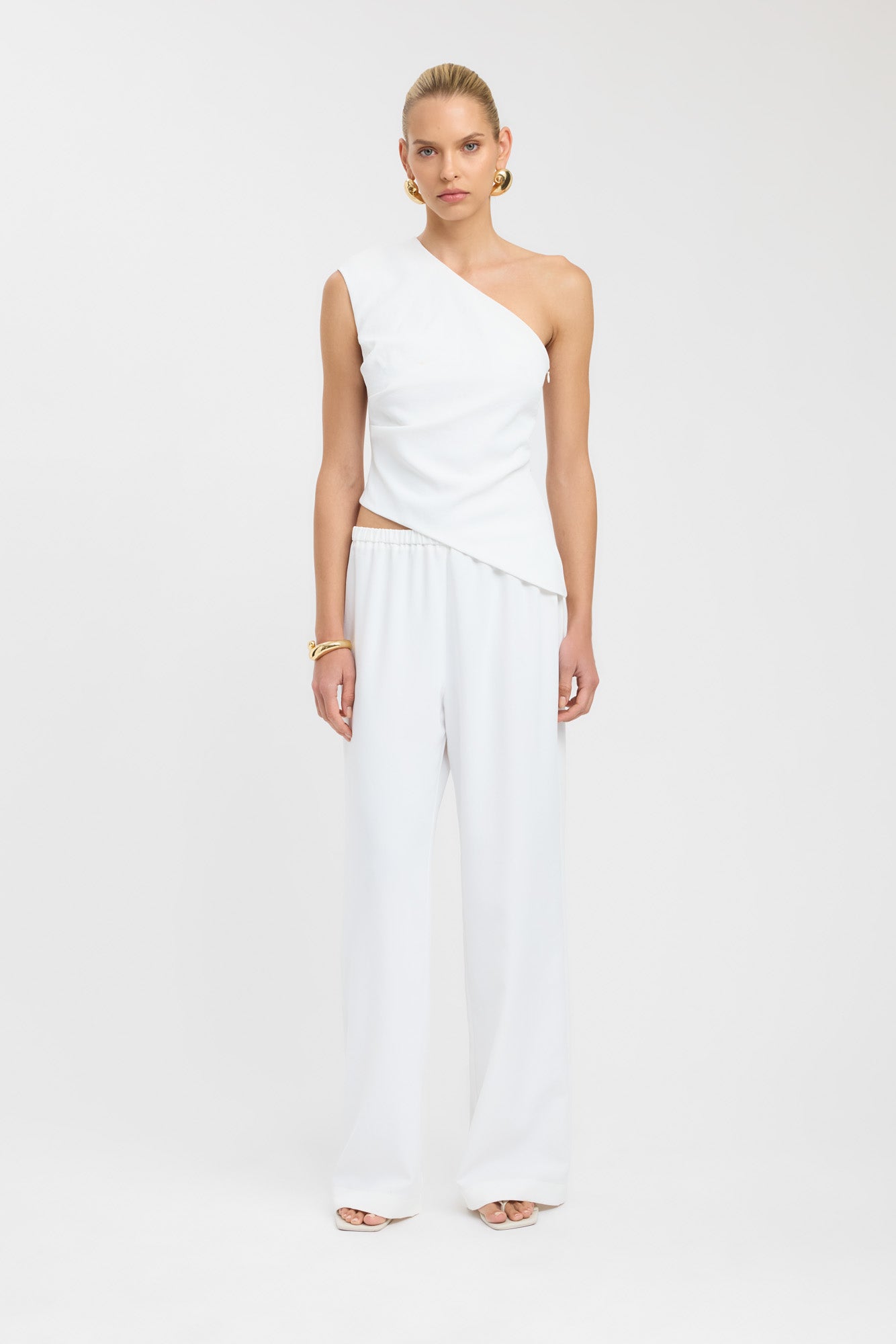 Stylish Opal Wide Leg Pants for Women - High Waisted Flowy Lounge Trousers - Perfect for Yoga, Office & Casual Wear