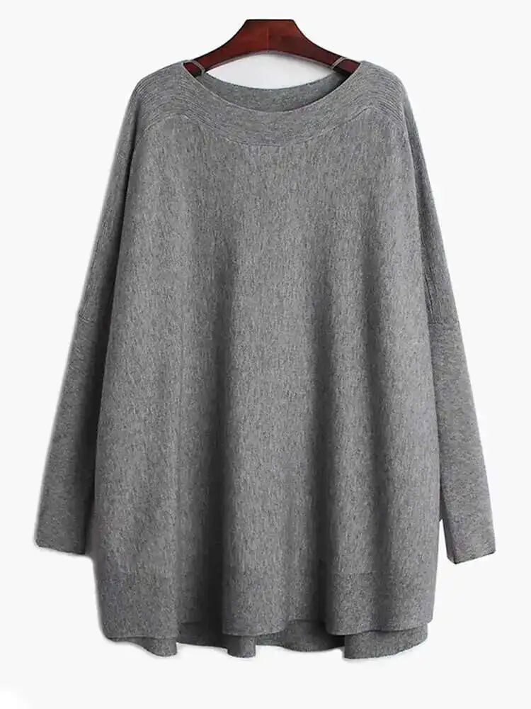 Big Size Knit Sweater for Women - Loose Fit Turtleneck Long Sleeve Pullover | Cozy Winter & Fall Fashion 2025 | Perfect for Office, Dating & Casual Outfits