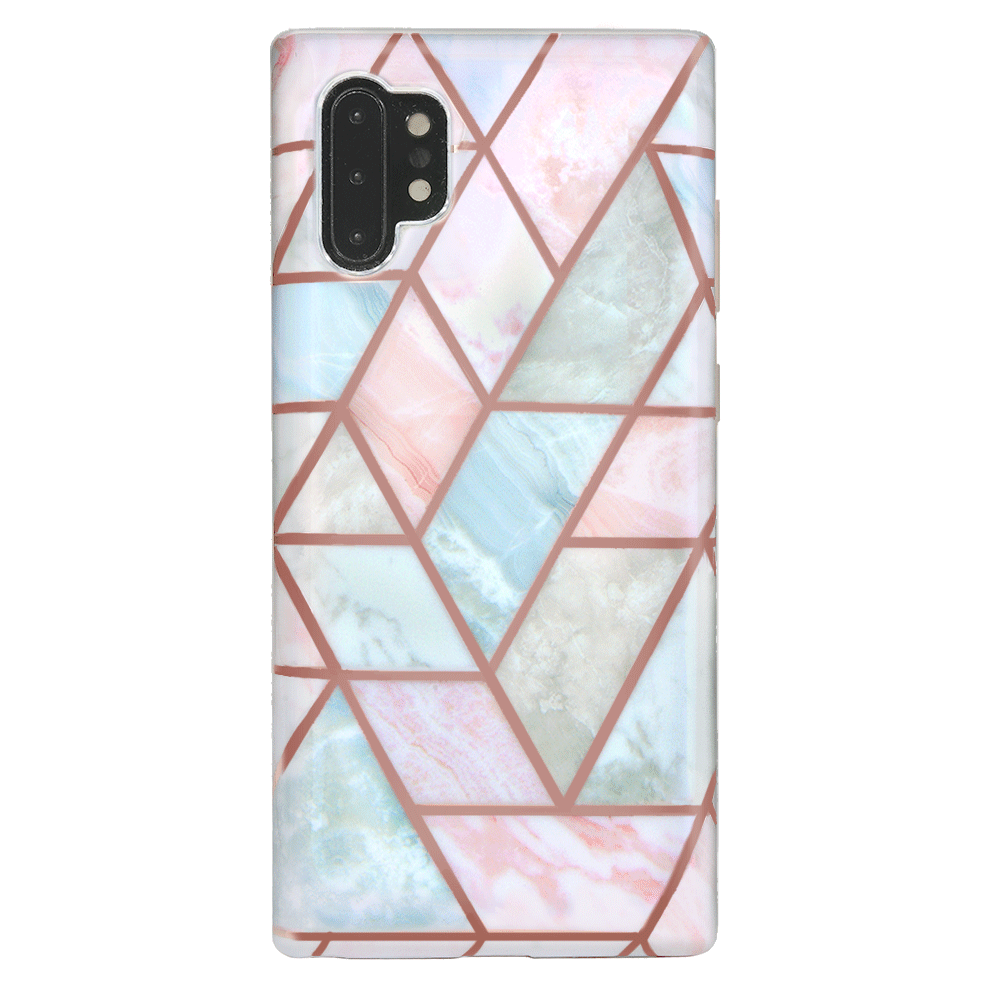 Geometric Marble Samsung Phone Case - Stylish Protective Cover for Samsung Galaxy S21/S20/Note 20 - Perfect for Everyday Use, Work & Travel