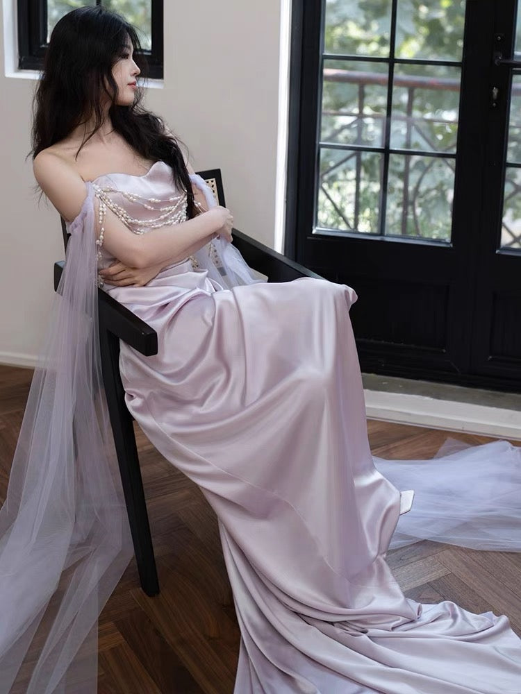 Elegant Off-The-Shoulder Sheath Long Prom Dress for Formal Party & Special Occasions - Style J3351 | Perfect for Homecoming, Wedding Guest & Evening Gala