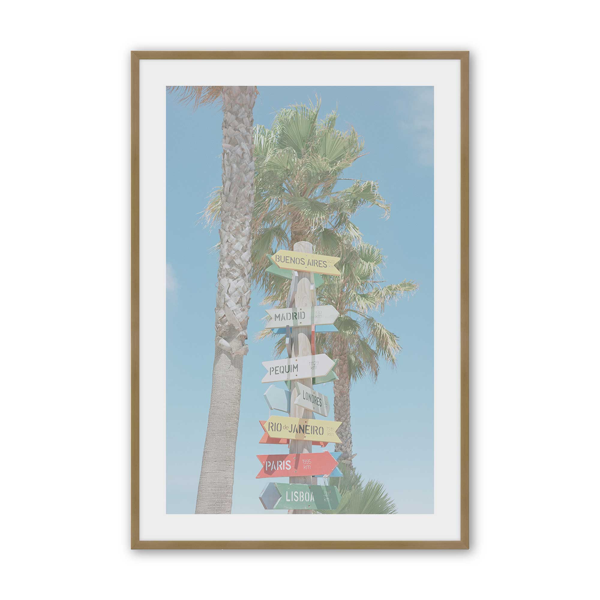 Direction to Daydreams Print - Inspirational Wall Art for Home & Office Decor | Perfect for Living Room, Bedroom, or Gift Giving