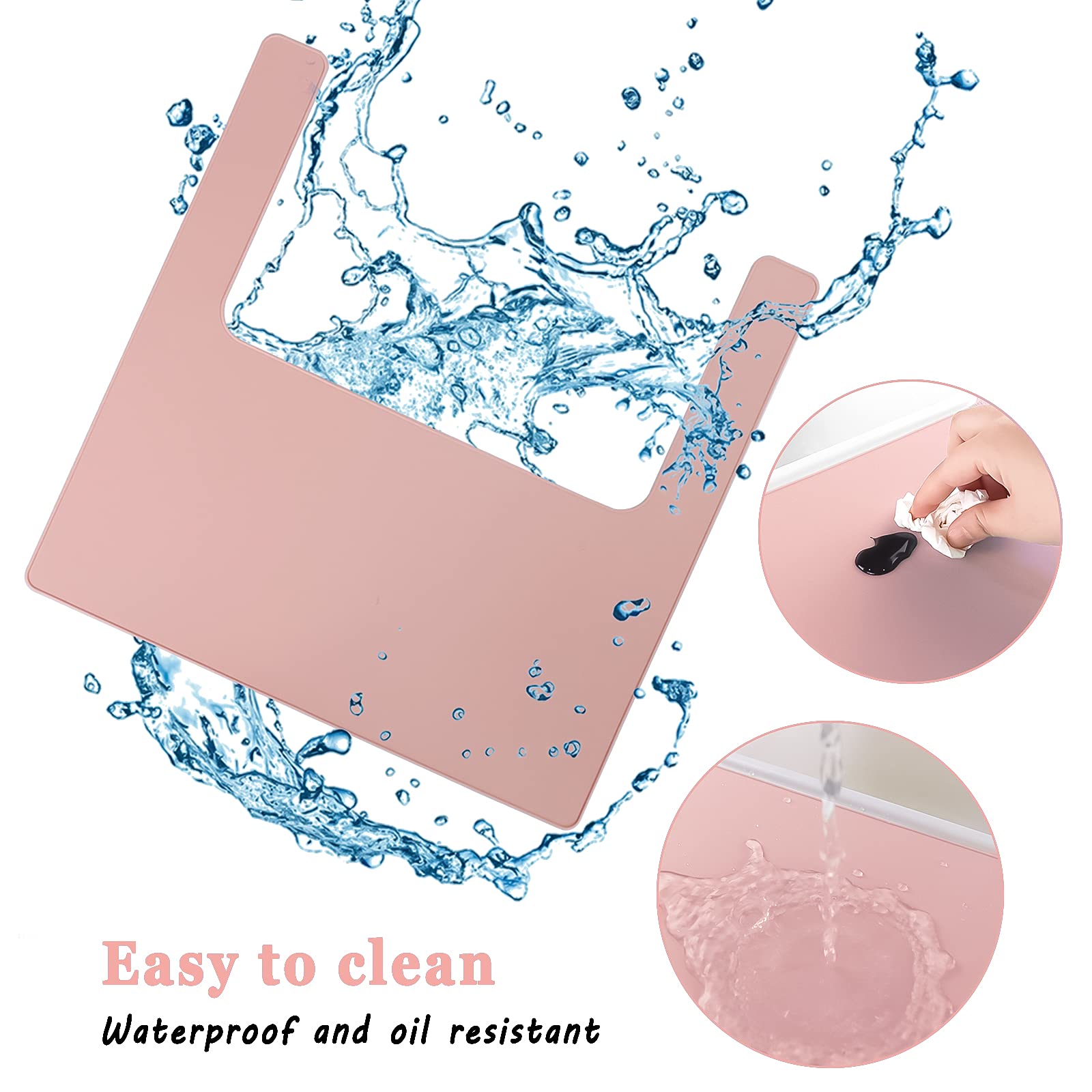 Non-Slip High Chair Placemat for IKEA Antilop - Durable, Washable & Hygienic Baby Feeding Mat - Perfect for Toddlers Mealtime, Snacks & Mess-Free Dining (Pink)