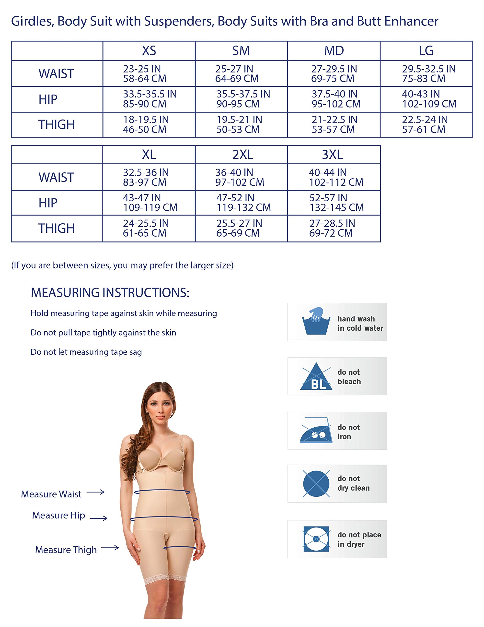 Isavela Body Shaper Mid Thigh Shapewear with Suspenders - Butt Lifting Compression Girdle with Zipper (BE05) - Small, Beige - Perfect for Tummy Control & Hourglass Figure Under Dresses or Formal Wear